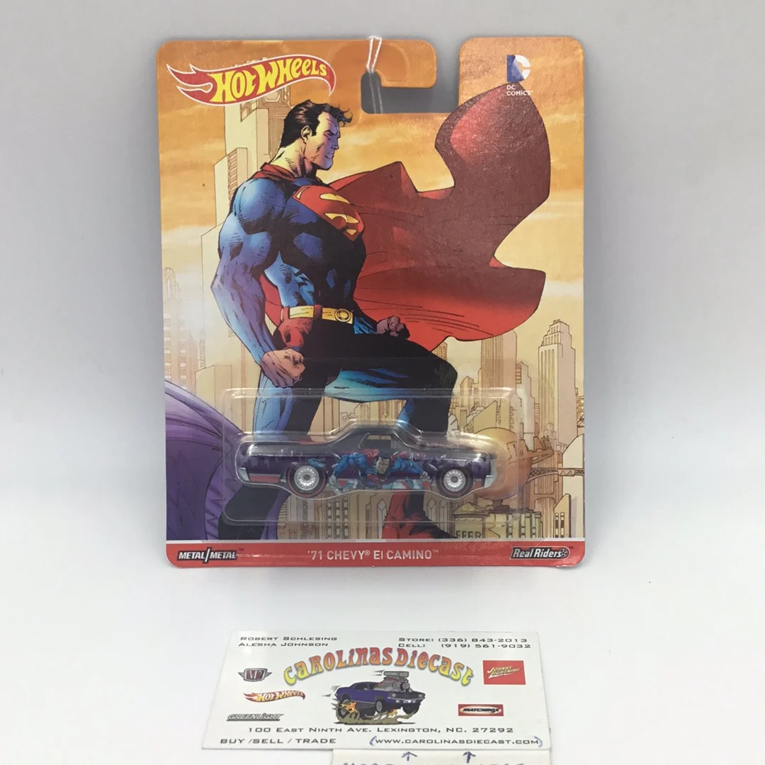 Hot wheels pop culture DC comics 71 Chevy El Camino Superman 271E