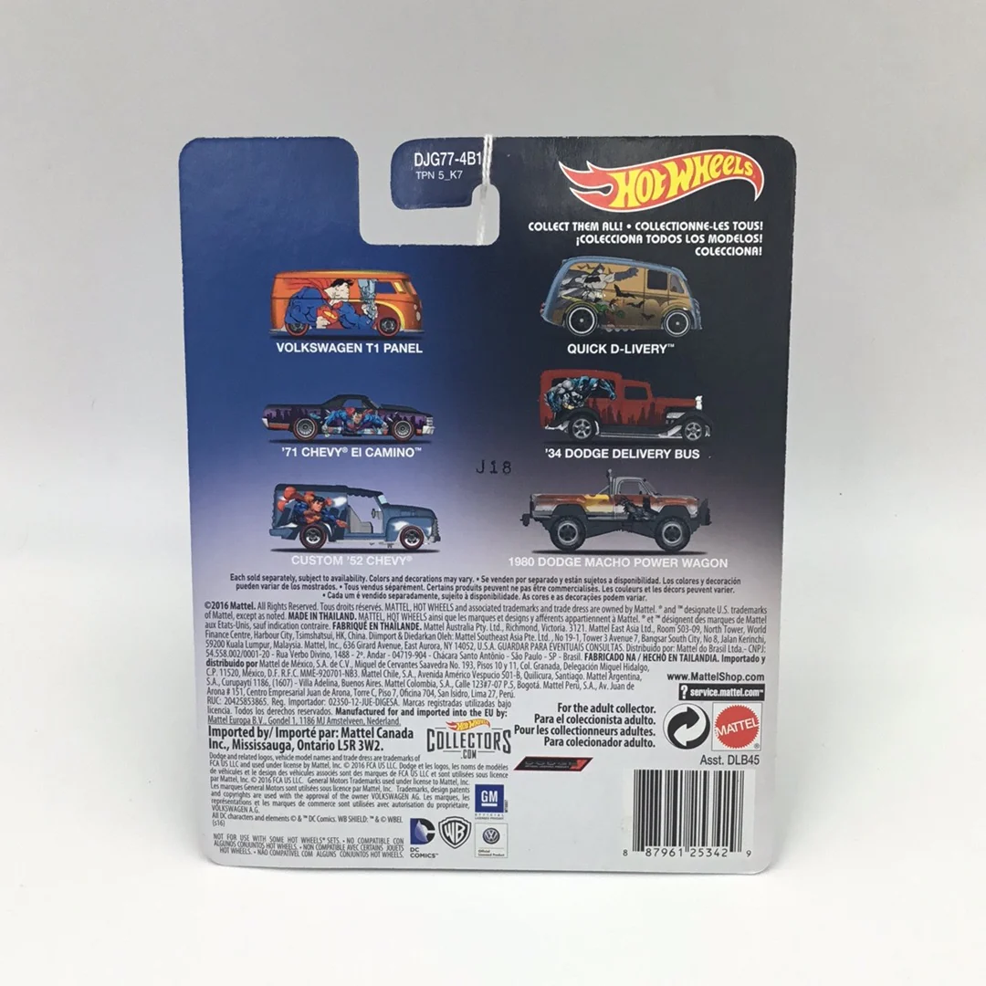 Hot wheels pop culture DC comics Batman 1980 Dodge Macho Power Wagon G8 - Image 4