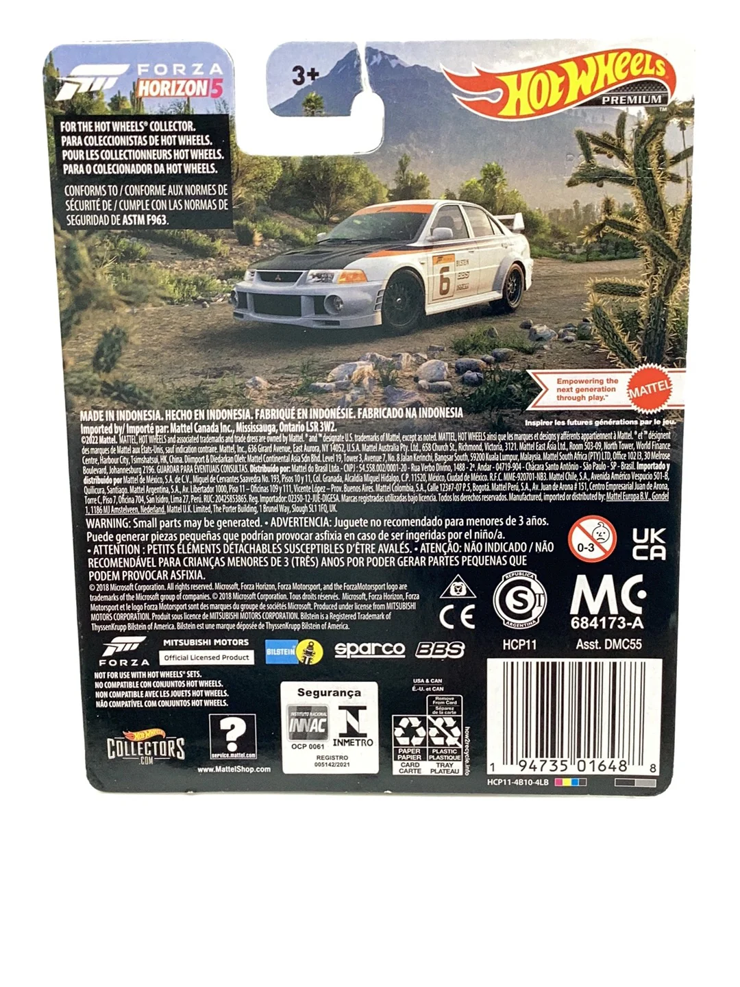 Hot wheels pop culture Forza Horizon 5 Mitsubishi Lancer Evolution VI 244P - Image 6