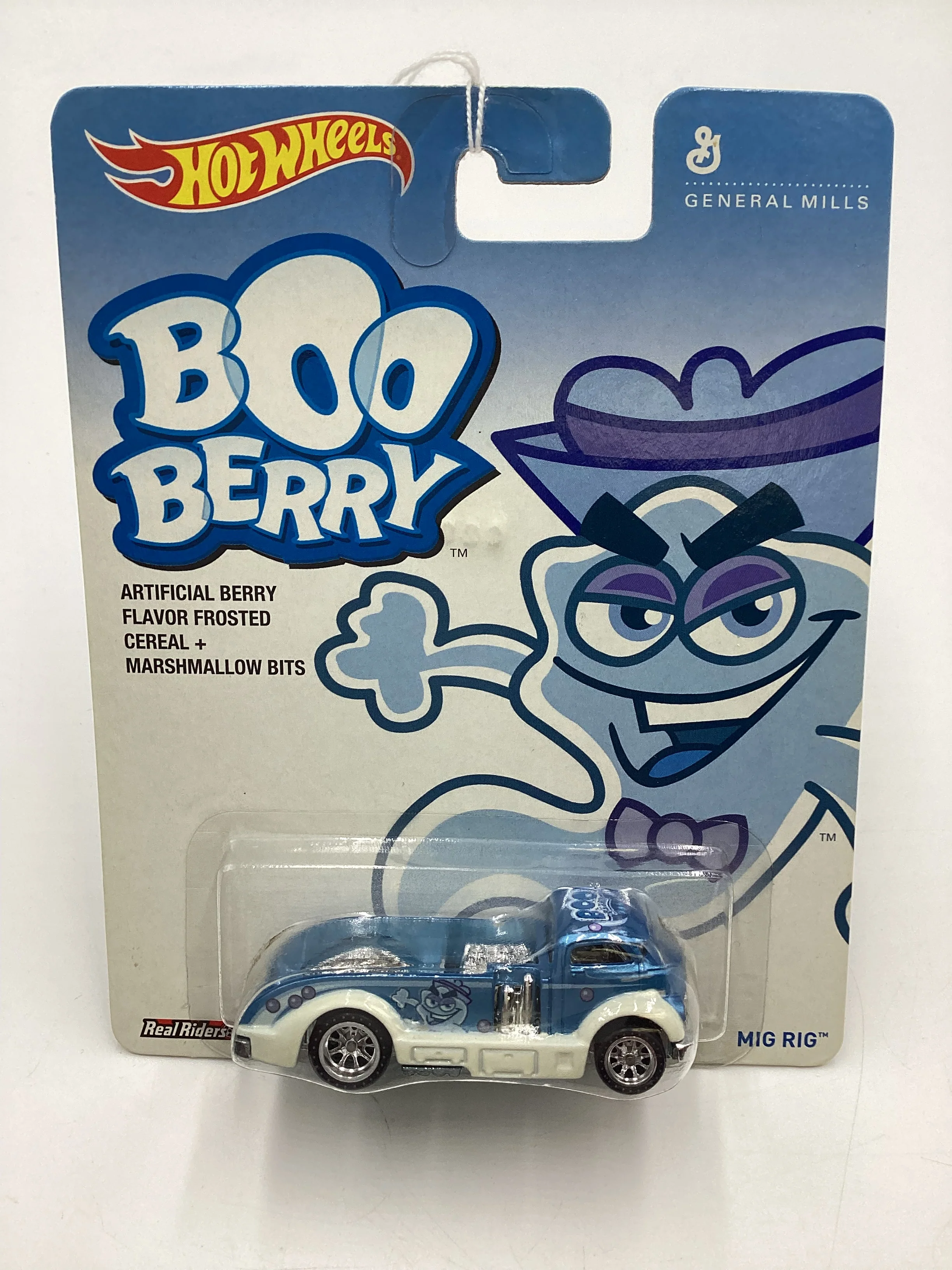 Hot Wheels Pop Culture General Mills Boo Berry Mig Rig Blue/White 262H - Image 2