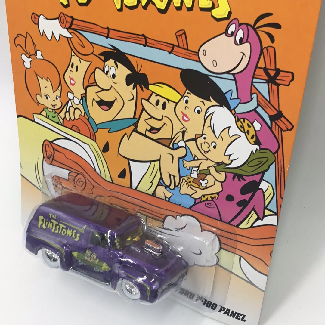 Hot wheels pop culture Hanna-Barbera The Flintstones ‘56 Ford F-100 Panel 270G - Image 3