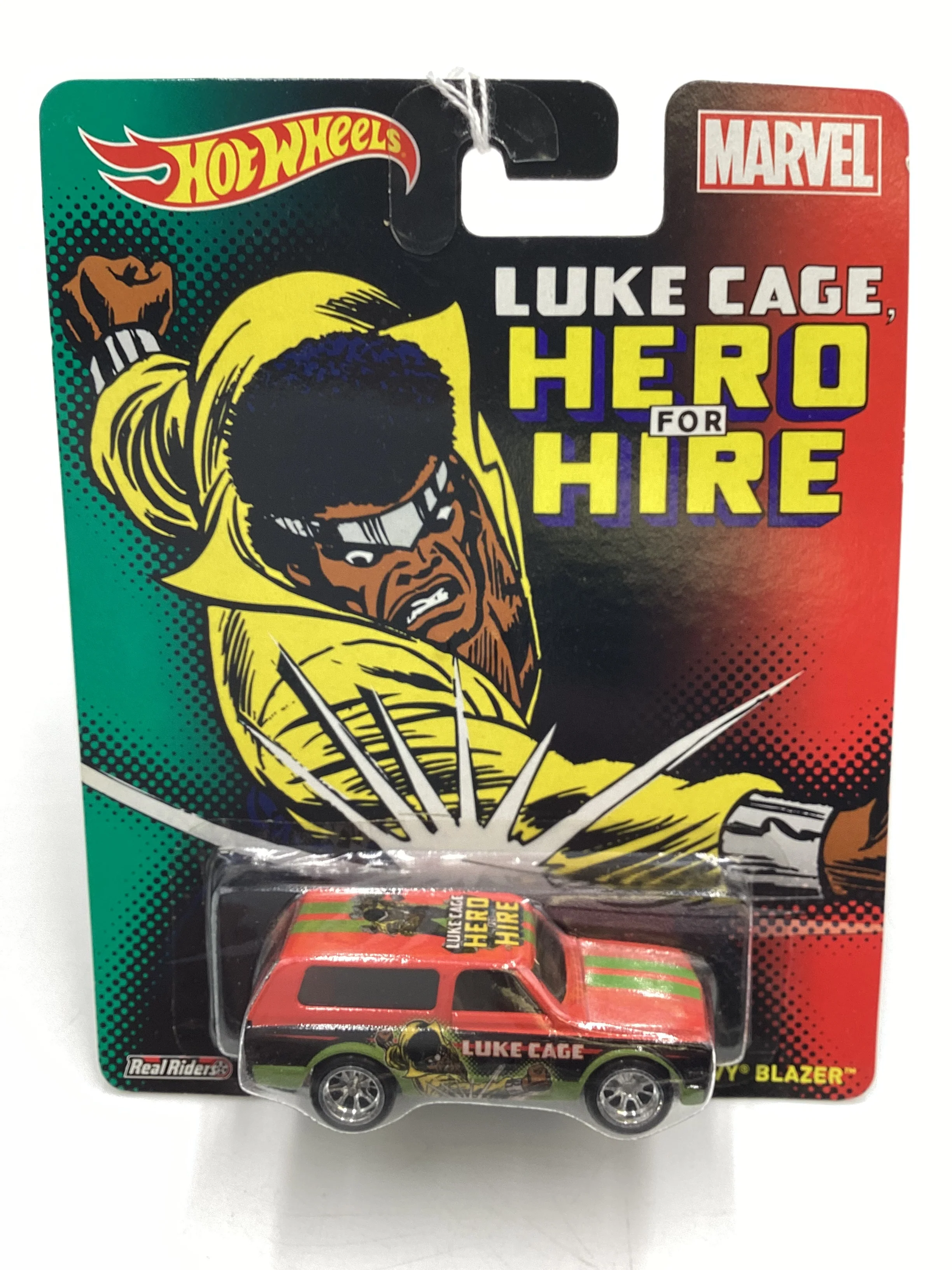 Hot wheels Pop Culture Marvel Luke Cage 70 Chevy Blazer 272A - Image 2