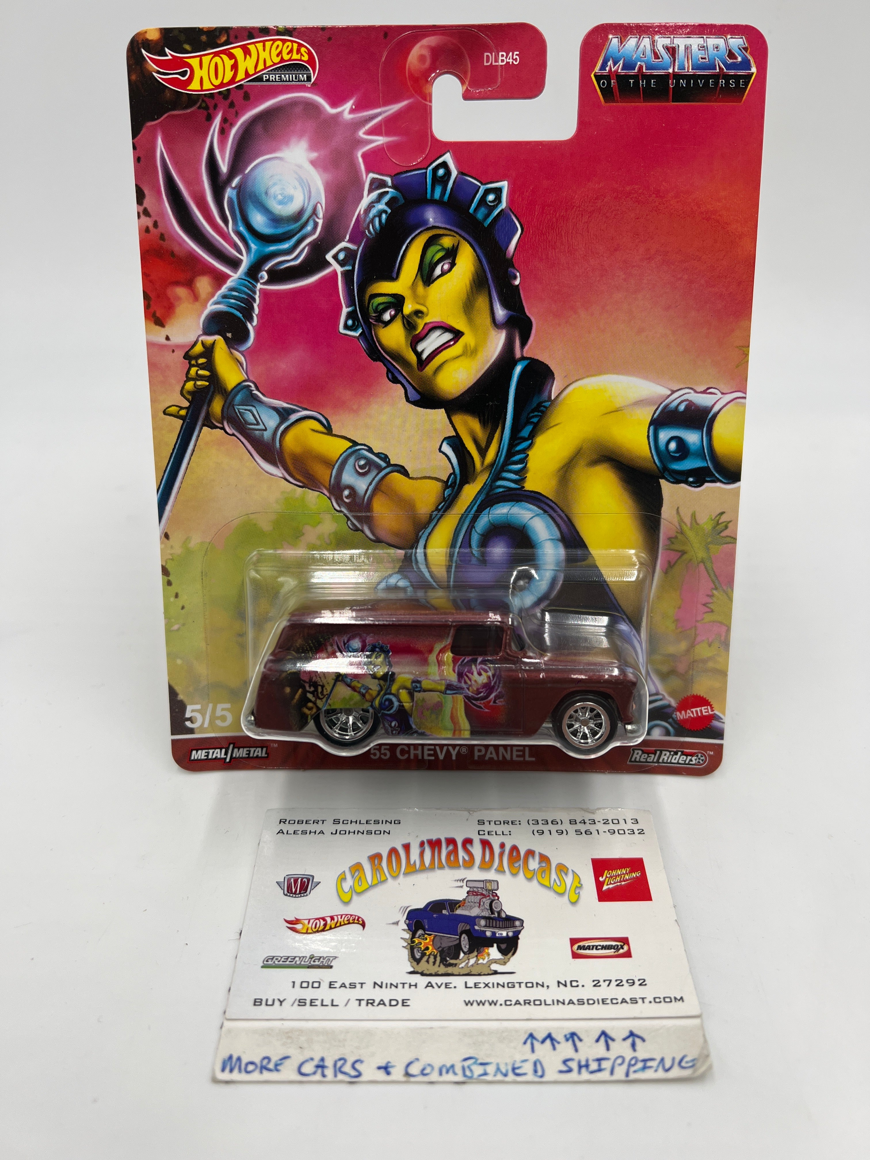 Hot wheels pop culture Masters of the universe 55 Chevy Panel Evil Lyn 266C