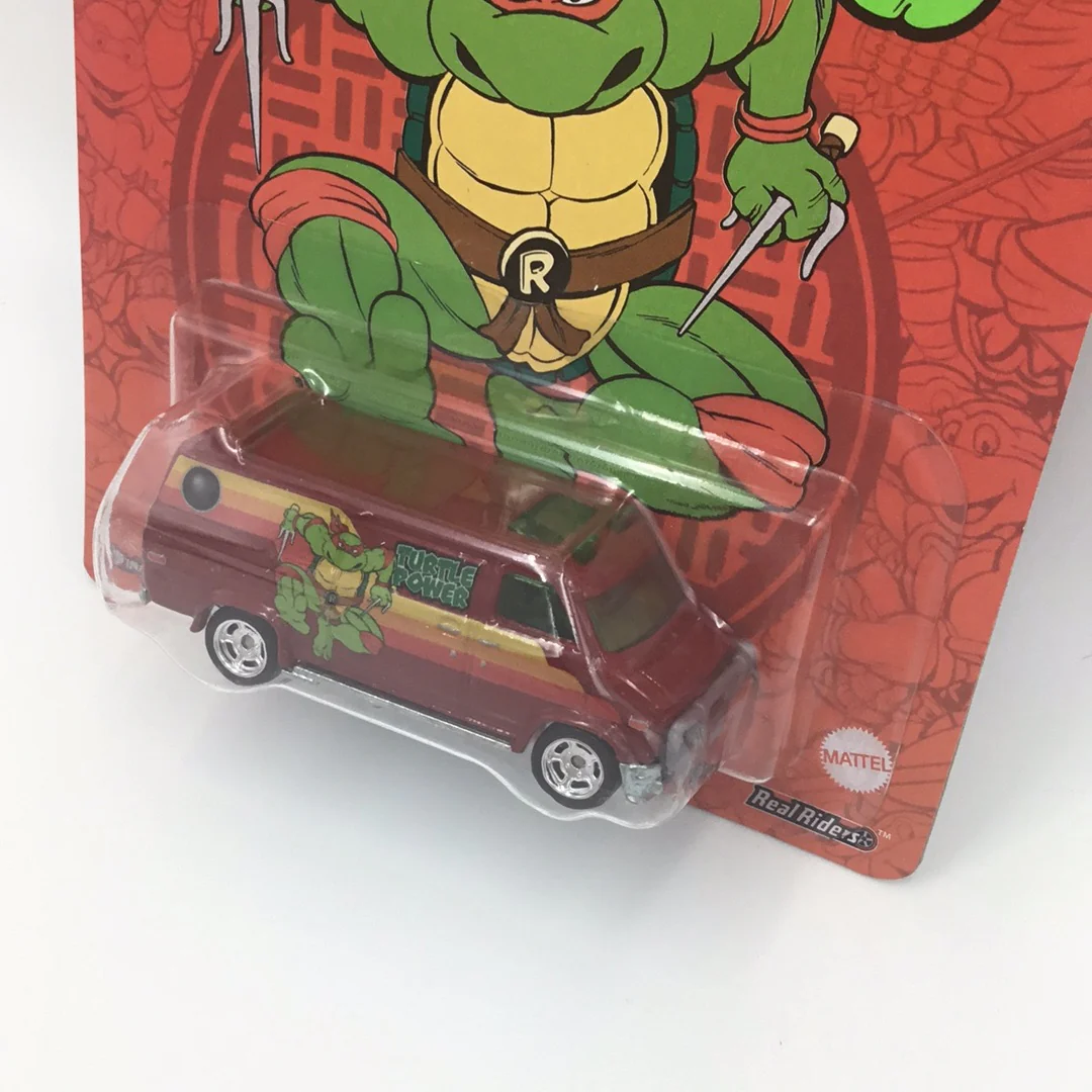 Hot wheels pop culture Nickelodeon TMNT Custom GMC Panel Van 4/5 new 270B - Image 3