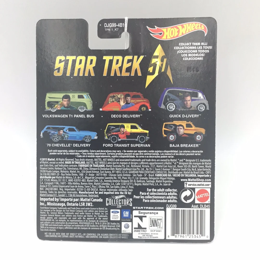Hot wheels pop culture star trek 50 deco delivery D6 - Image 4