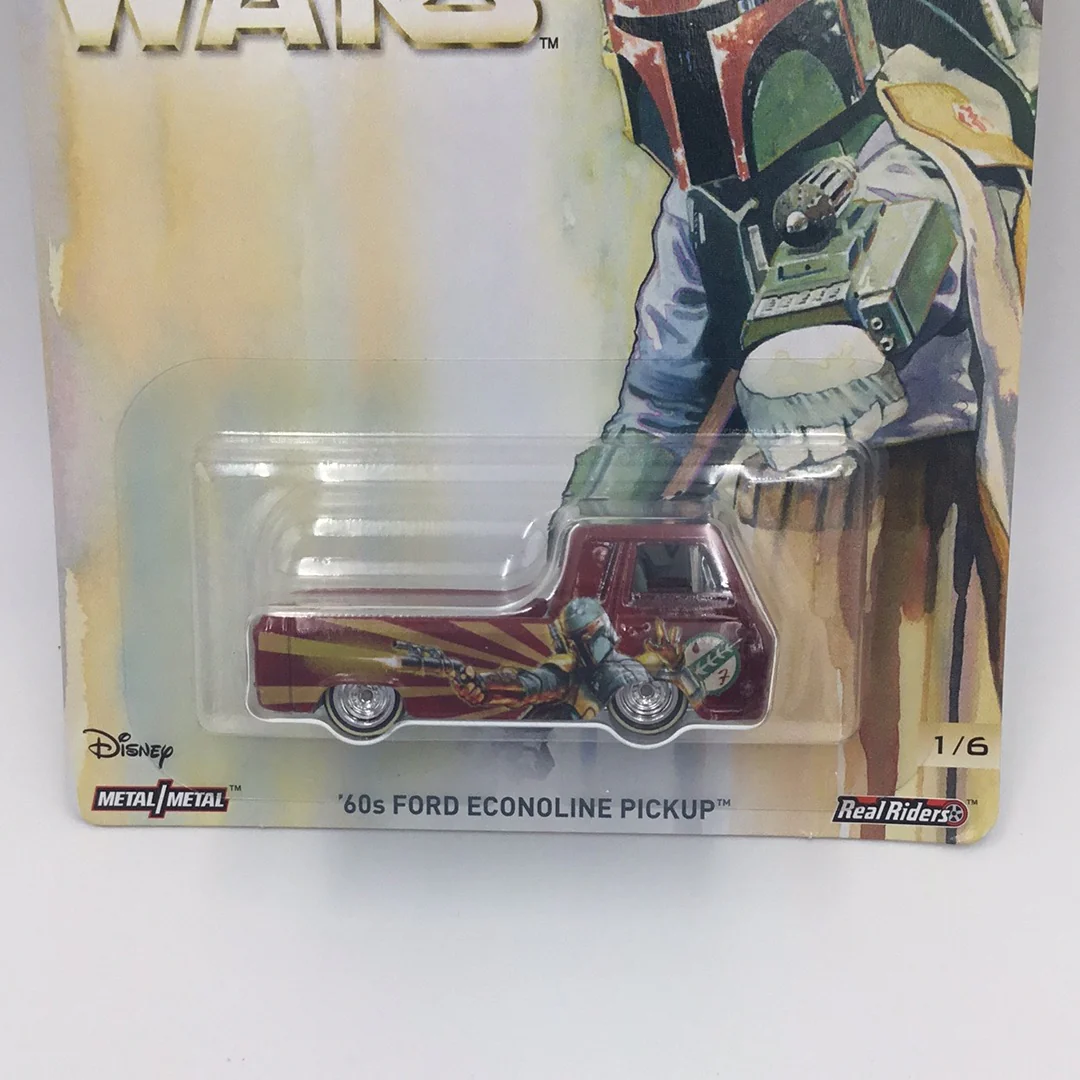 Hot Wheels pop culture Star Wars Boba Fett 60s Ford Econoline pick up 271G - Image 2