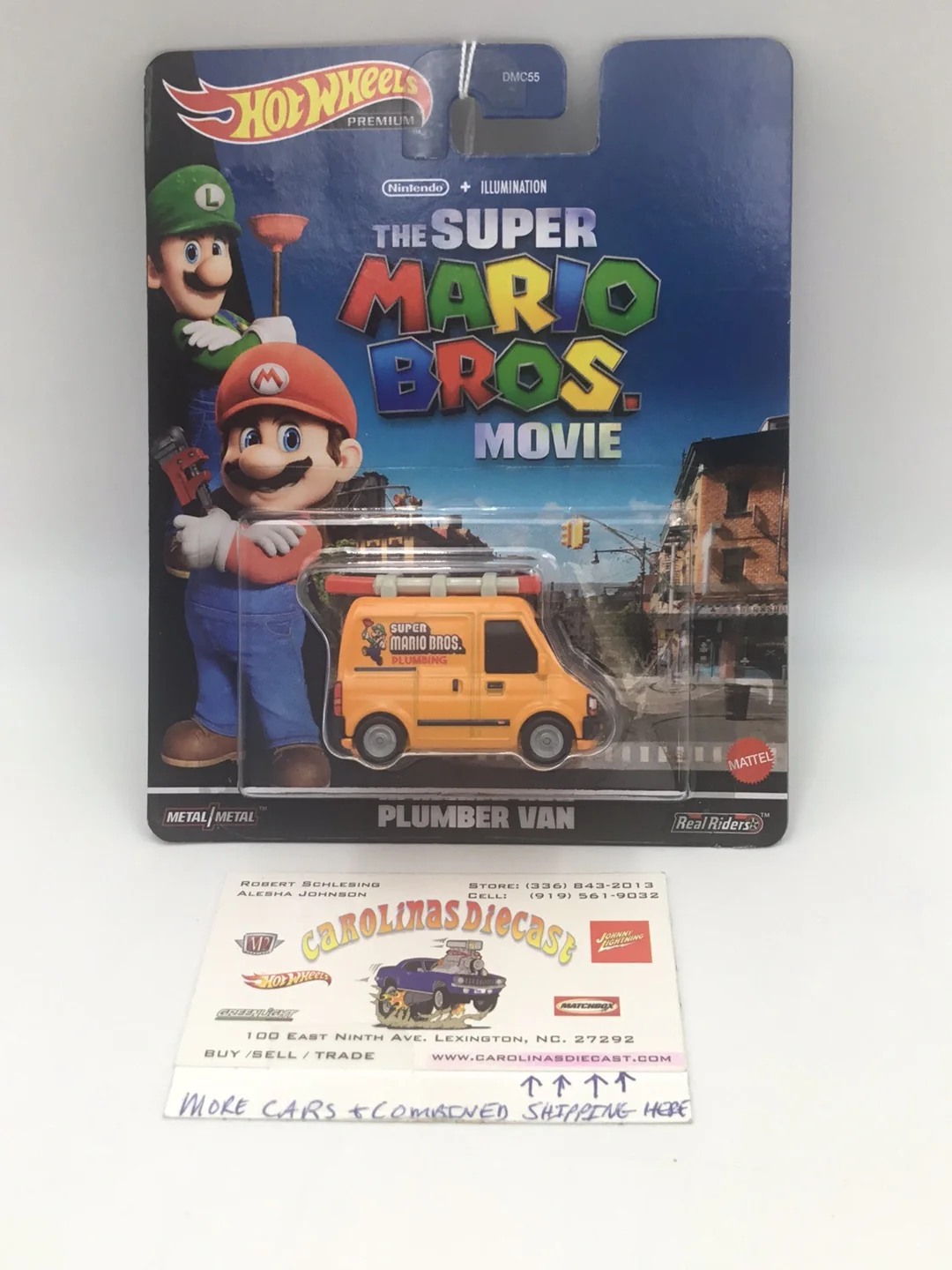 Hot wheels pop culture super Mario Bros. Movie Plumber Van 272H