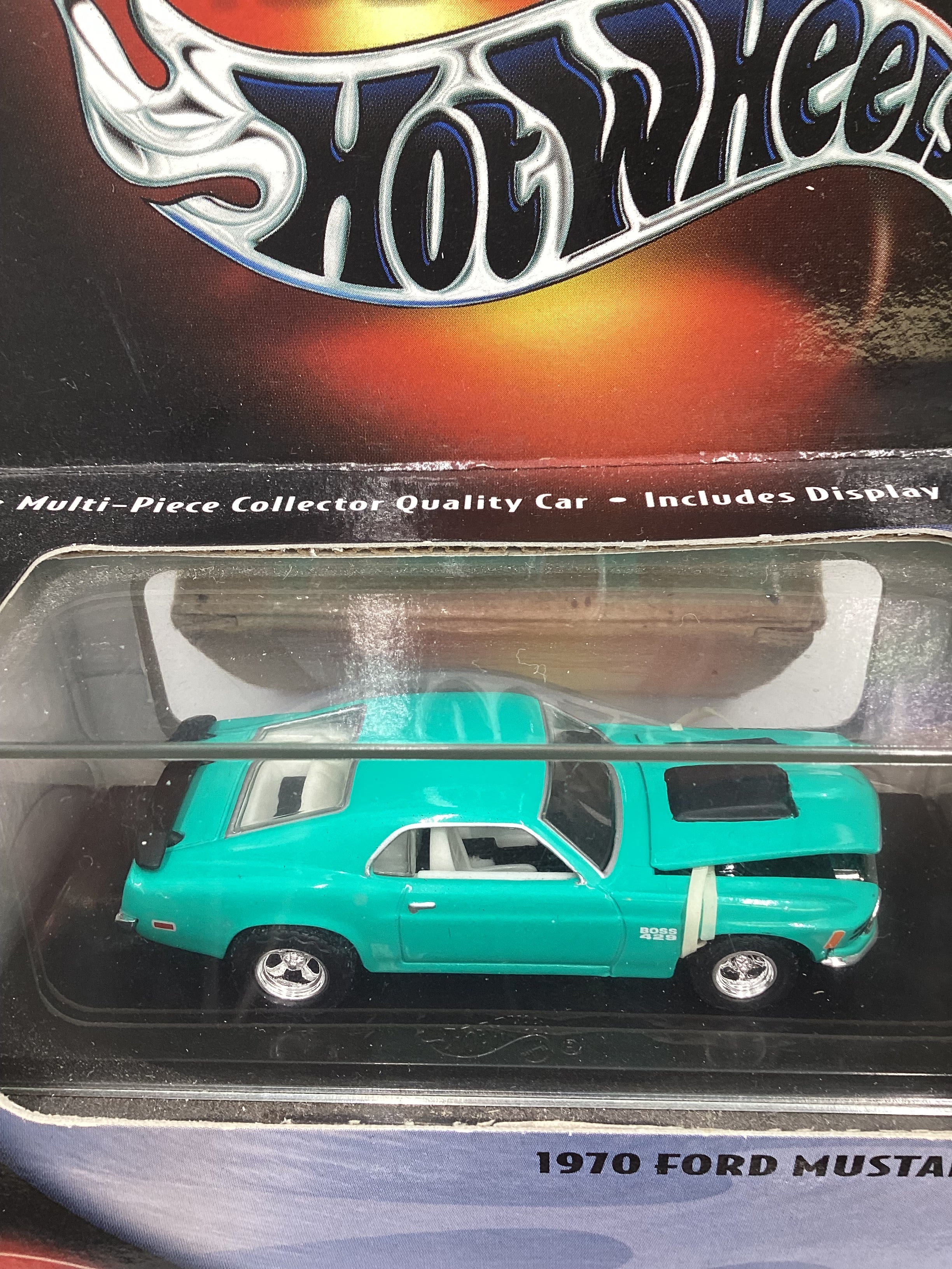 Hot Wheels Premium 100% Black Box 1970 Ford Mustang Teal (2) - Image 6