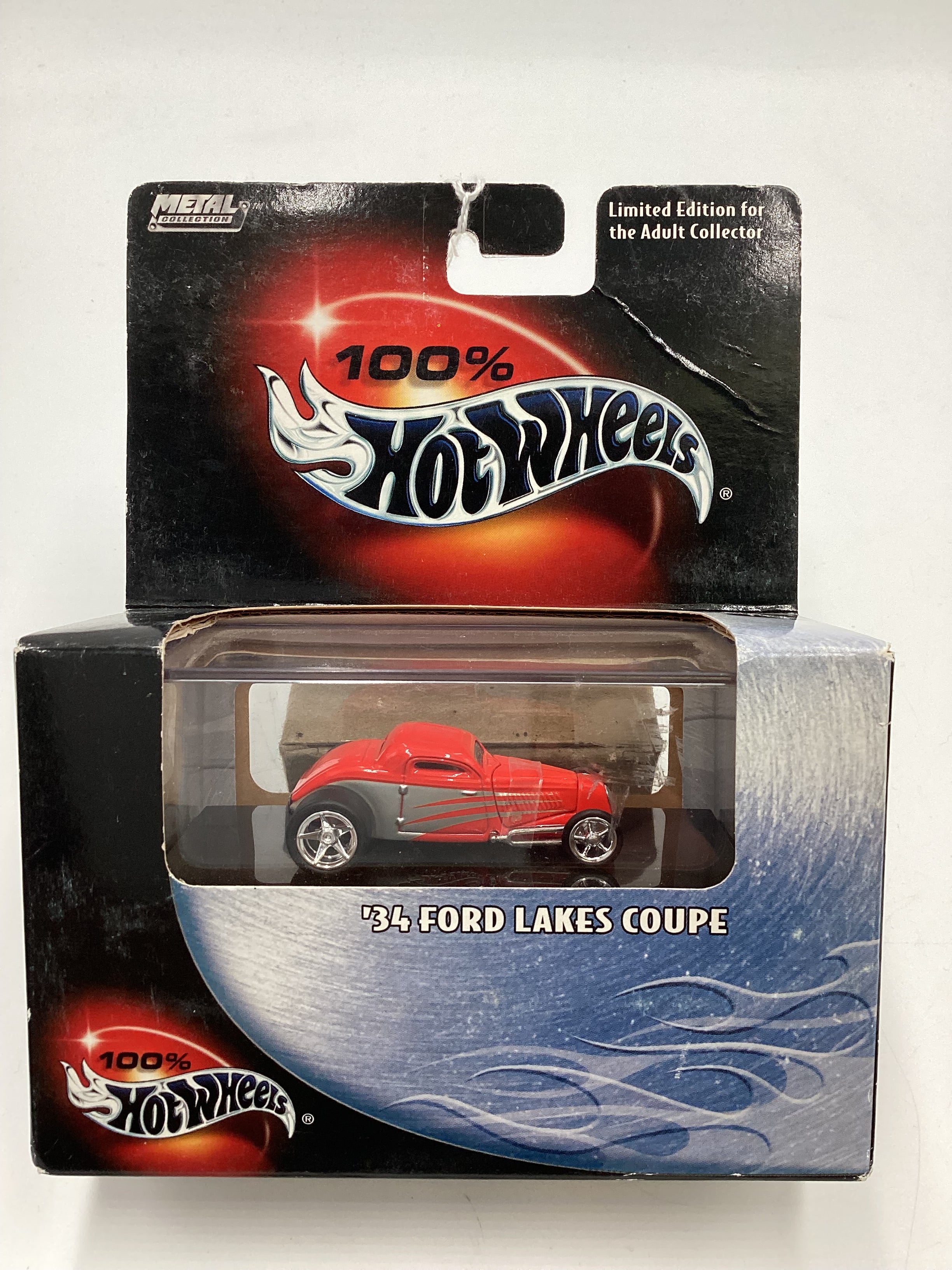 Hot Wheels Premium 100% Black Box 34 Ford Lakes Coupe Red Vein On Right - Image 2