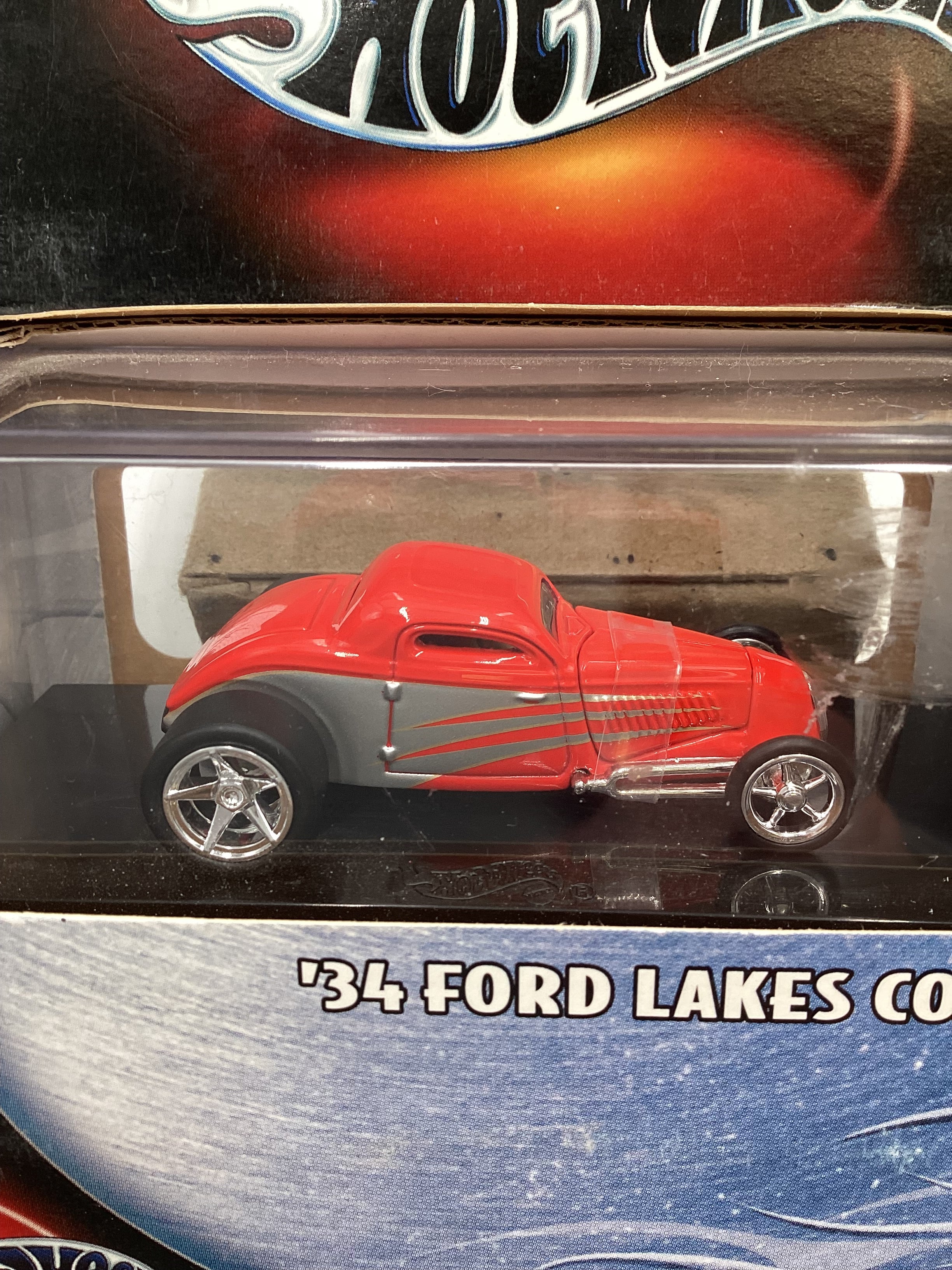 Hot Wheels Premium 100% Black Box 34 Ford Lakes Coupe Red Vein On Right - Image 3