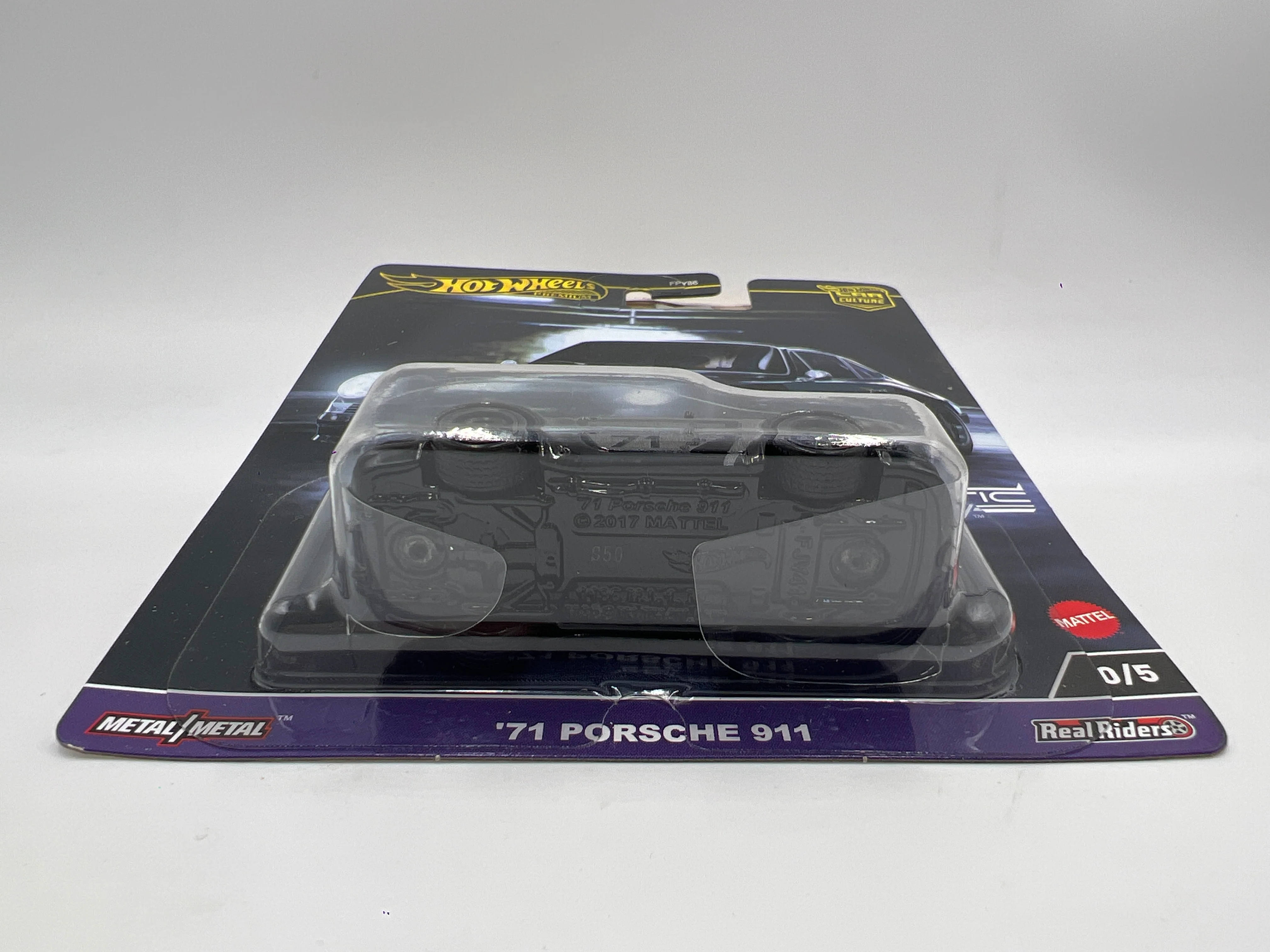 Hot Wheels Premium Exotic Envy CHASE #0 71 Porsche 911 Black W/Protector - Image 5