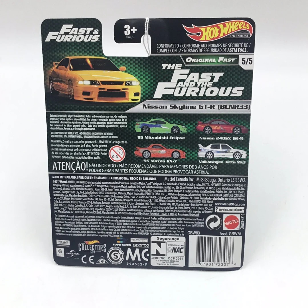 Hot wheels premium fast and furious Original Fast Nissan skyline GT-R bcnr33 5/5 - Image 5