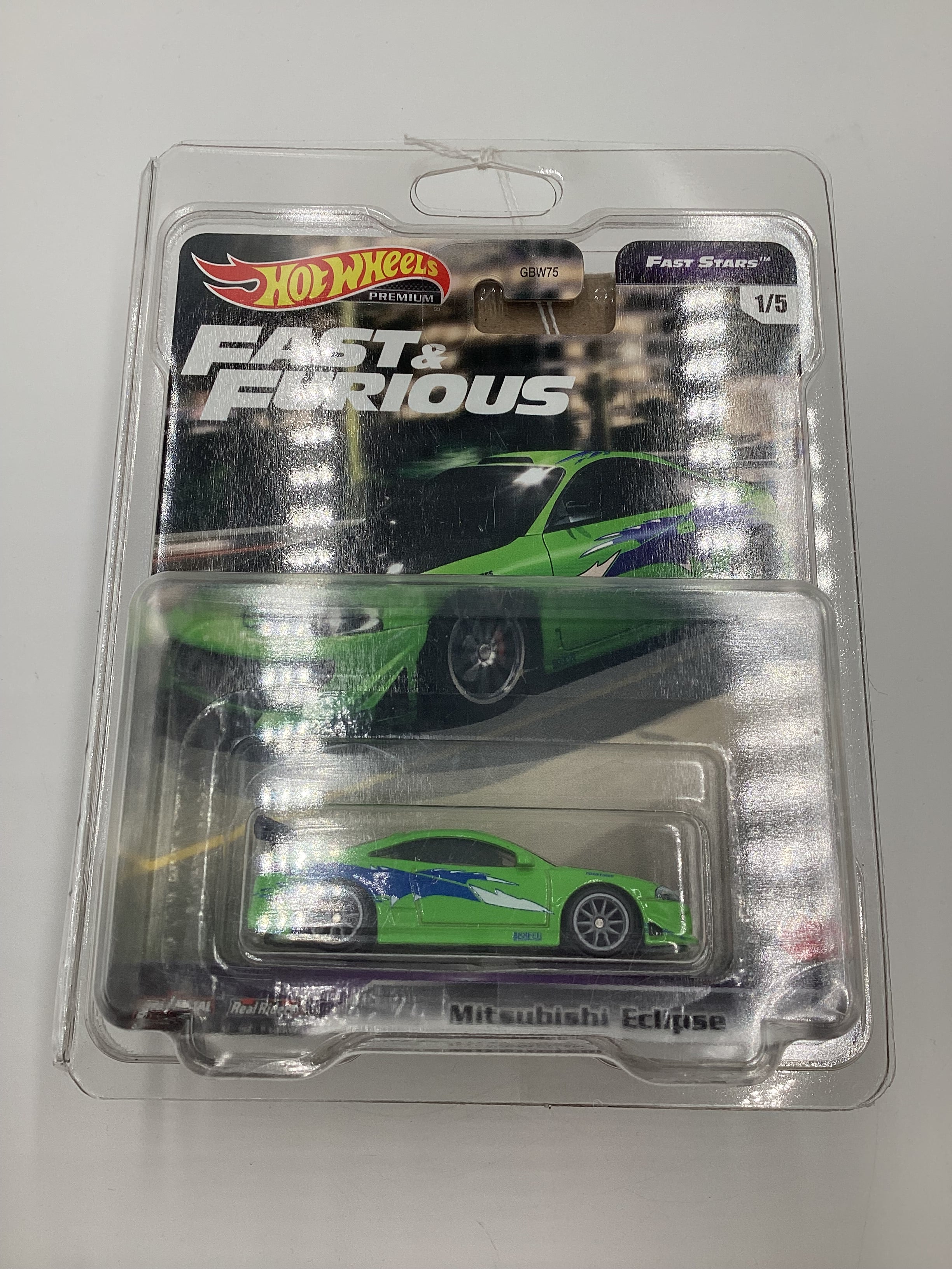 Hot Wheels Premium Fast & Furious Fast Stars #1 Mitsubishi Eclipse Green W/Protector (1) - Image 8
