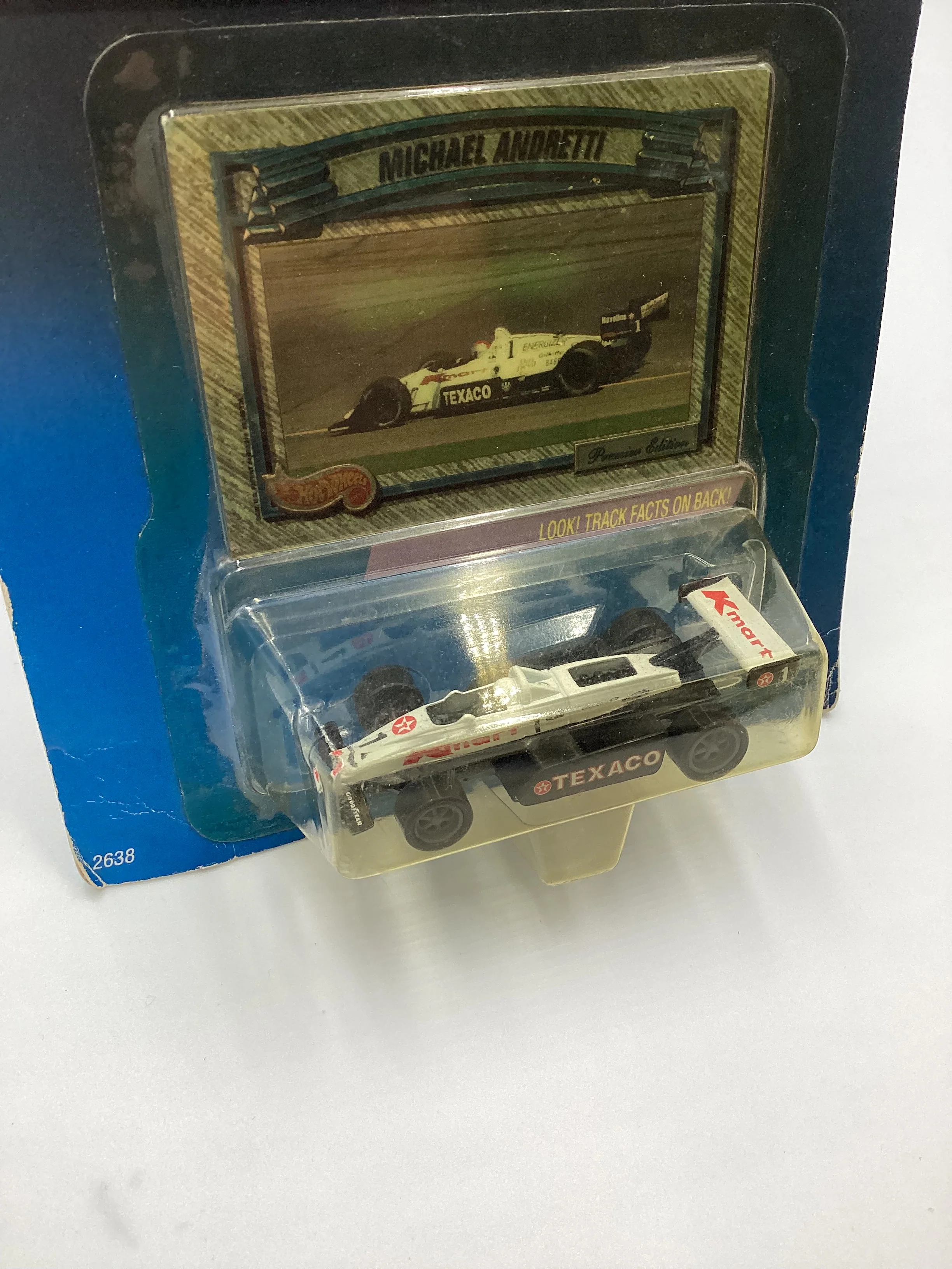 Hot Wheels Pro Circuit Valvoline Texaco Michael Andretti *Yellowed* - Image 5