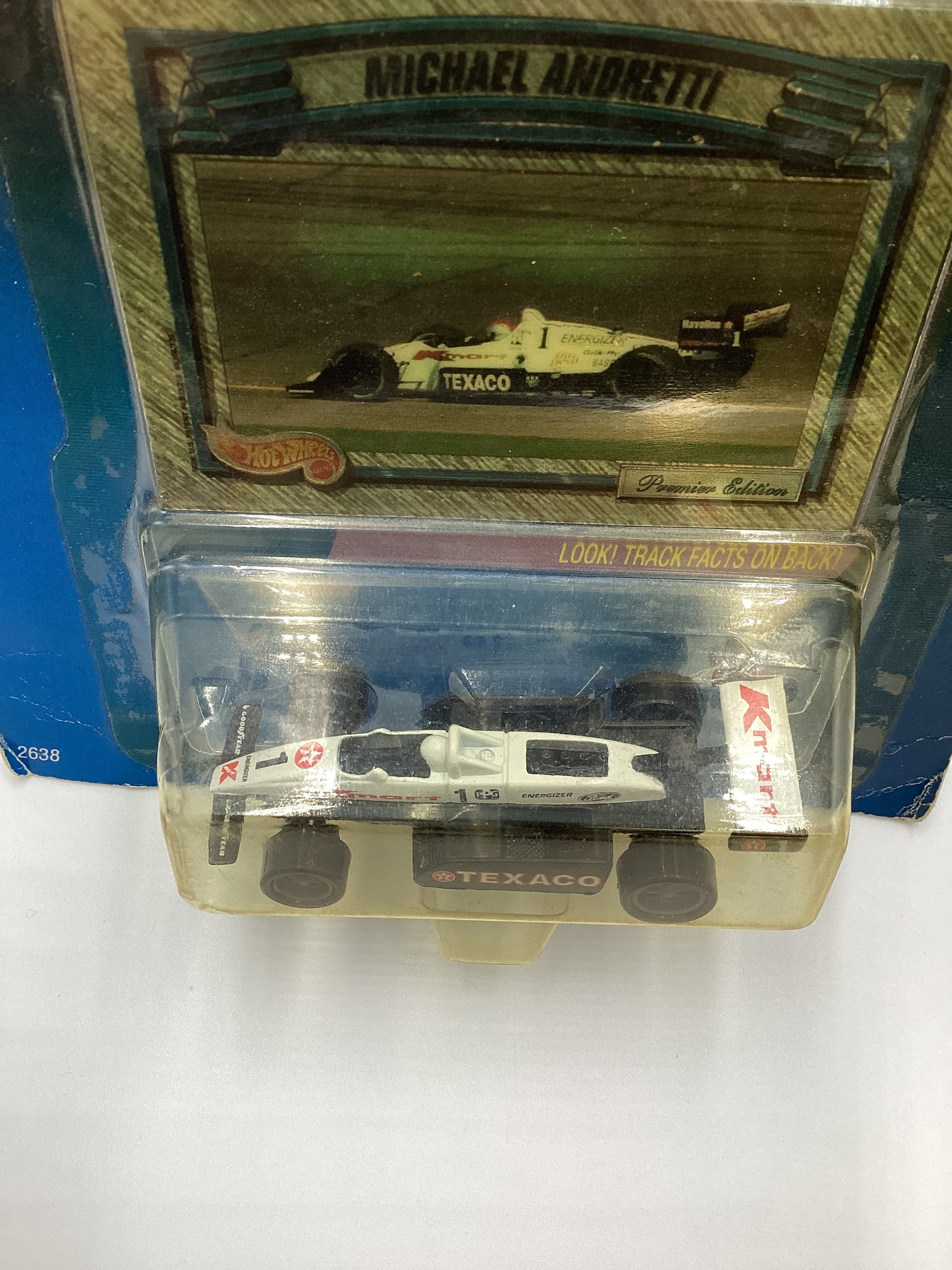 Hot Wheels Pro Circuit Valvoline Texaco Michael Andretti *Yellowed* - Image 6