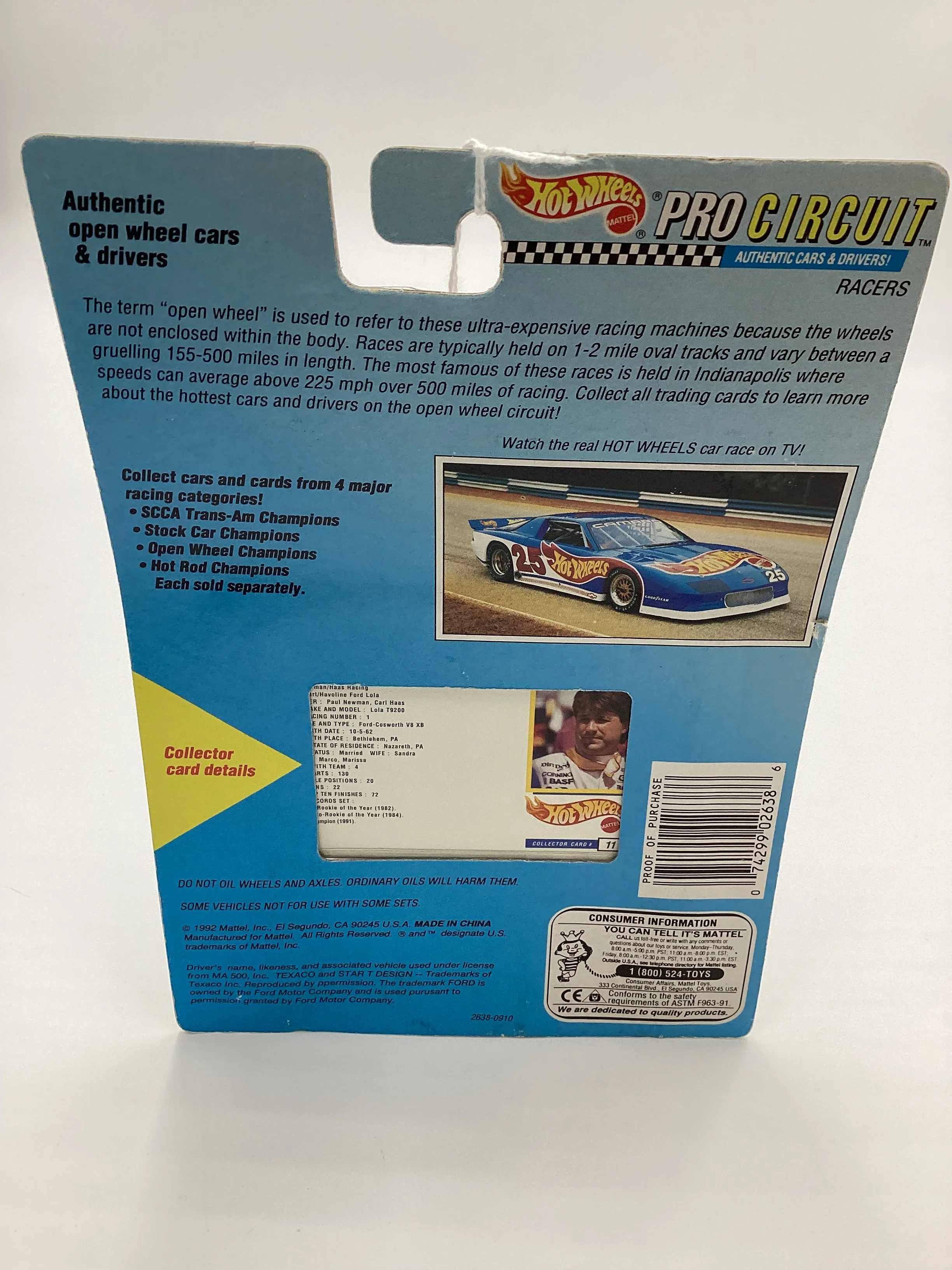 Hot Wheels Pro Circuit Valvoline Texaco Michael Andretti - Image 7