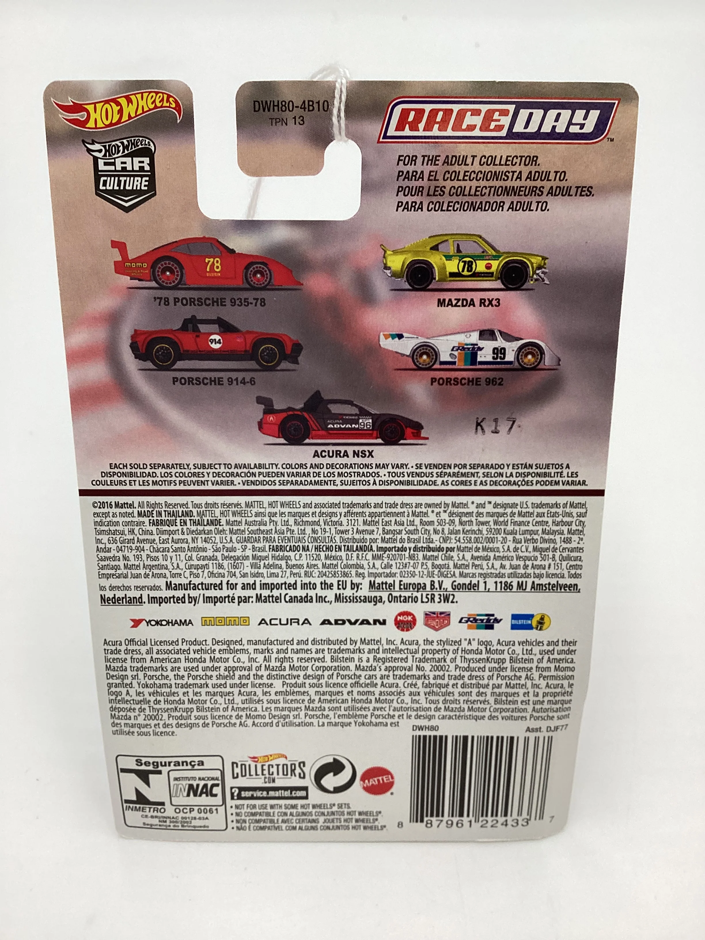 Hot wheels Race Day #3 Porsche 914-6 Red - Image 7