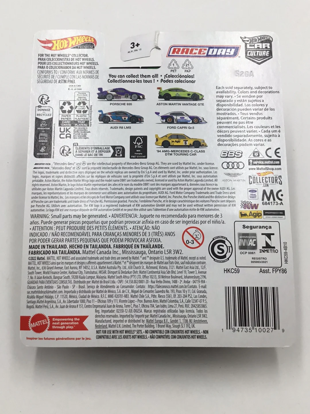 2023 Hot wheels Race Day 2 Porsche 935 #1 252D - Image 6
