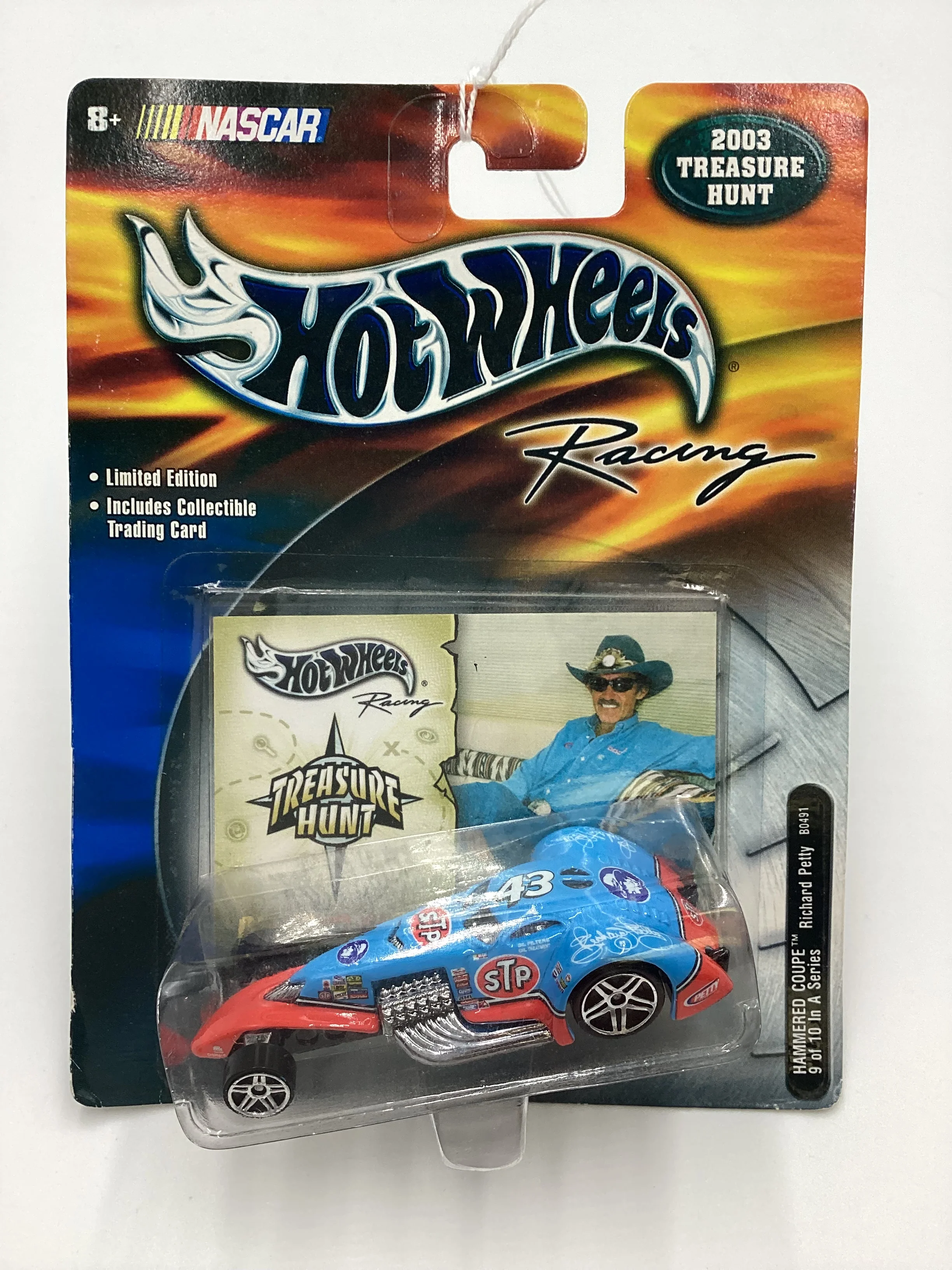 Hot Wheels Racing 2003 Treasure Hunt Richard Petty Hammered Coupe - Image 2
