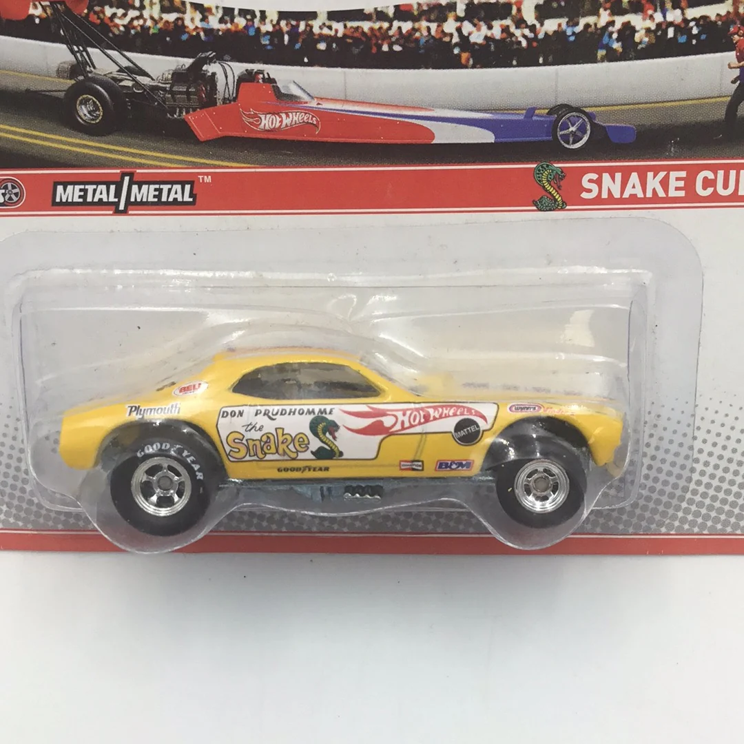 Hot Wheels Racing NHRA Championship Drag Racing Snake Cuda w/Protector - Image 2