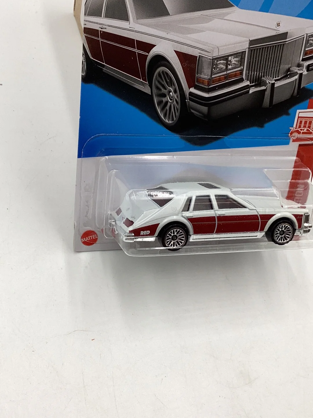 hot wheels red edition #75 82 Cadillac Seville 150G - Image 3
