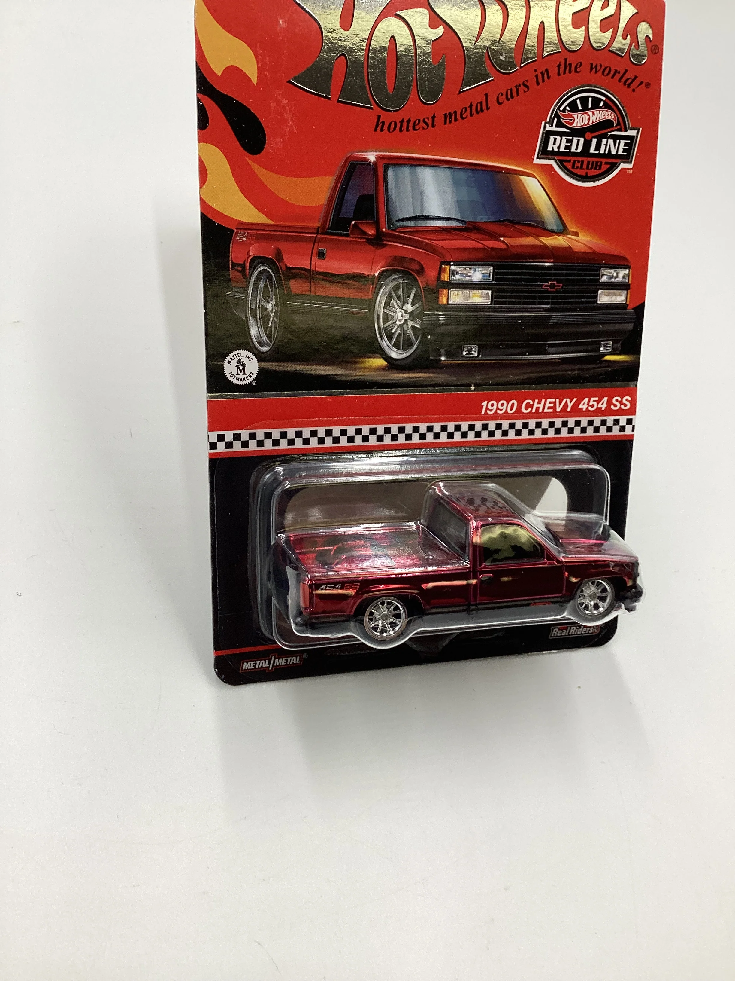 2023 Hot wheels RLC 1990 Chevy 454 SS Red with protector - Image 5
