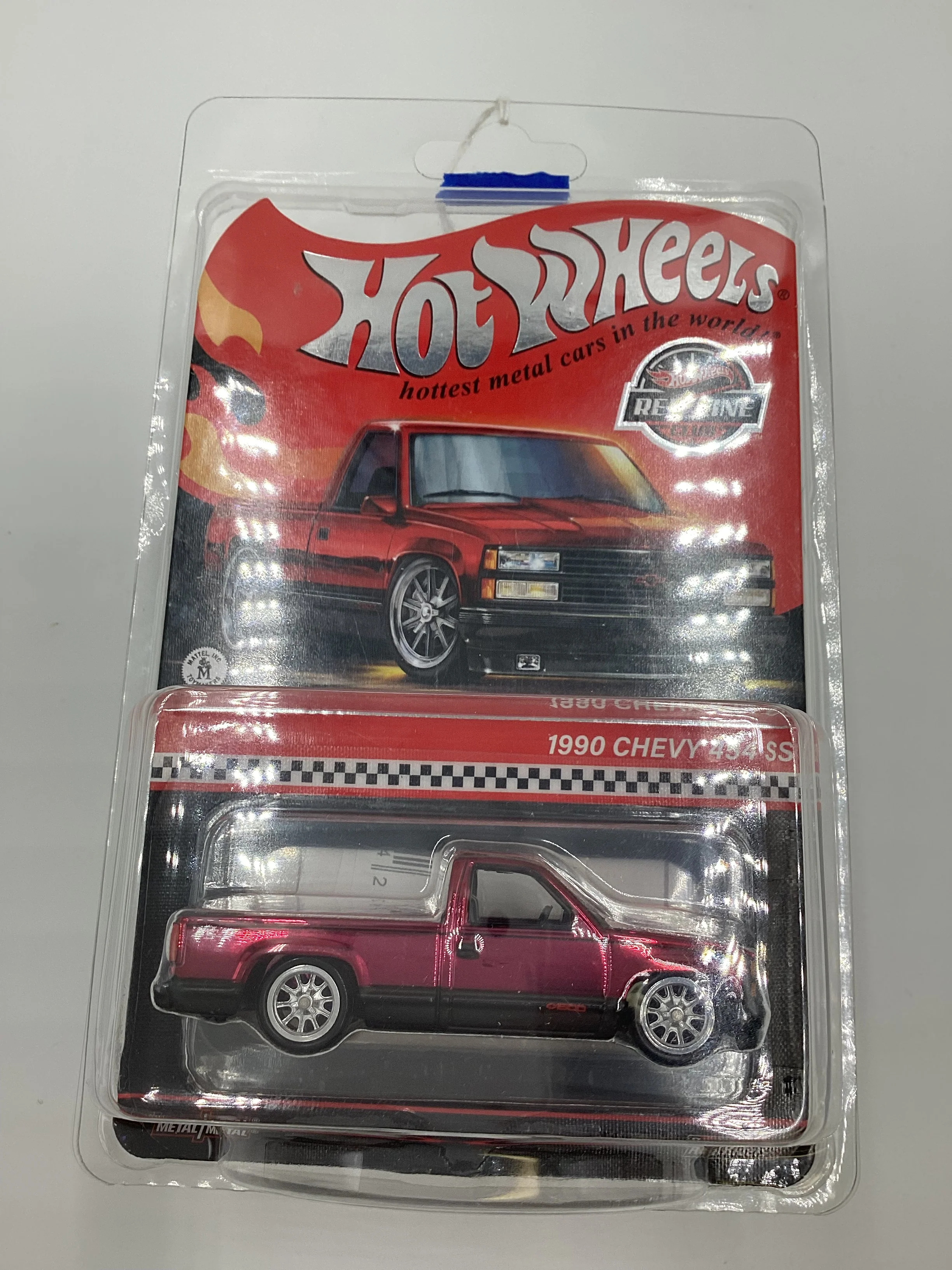 2023 Hot wheels RLC 1990 Chevy 454 SS Red with protector - Image 8