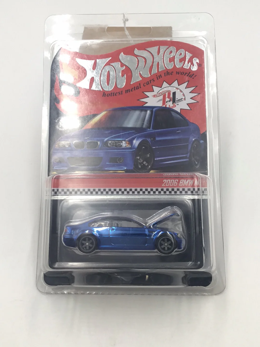 Hot wheels redline club 2006 BMW M3 21093/ 30000 Blue with protector - Image 7