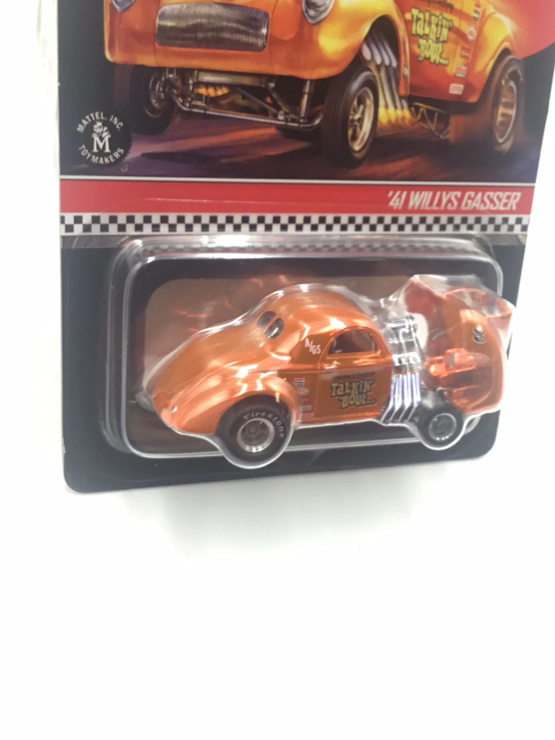 Hot wheels redline club 41 Willys Gasser 5345/10000 with protector - Image 3