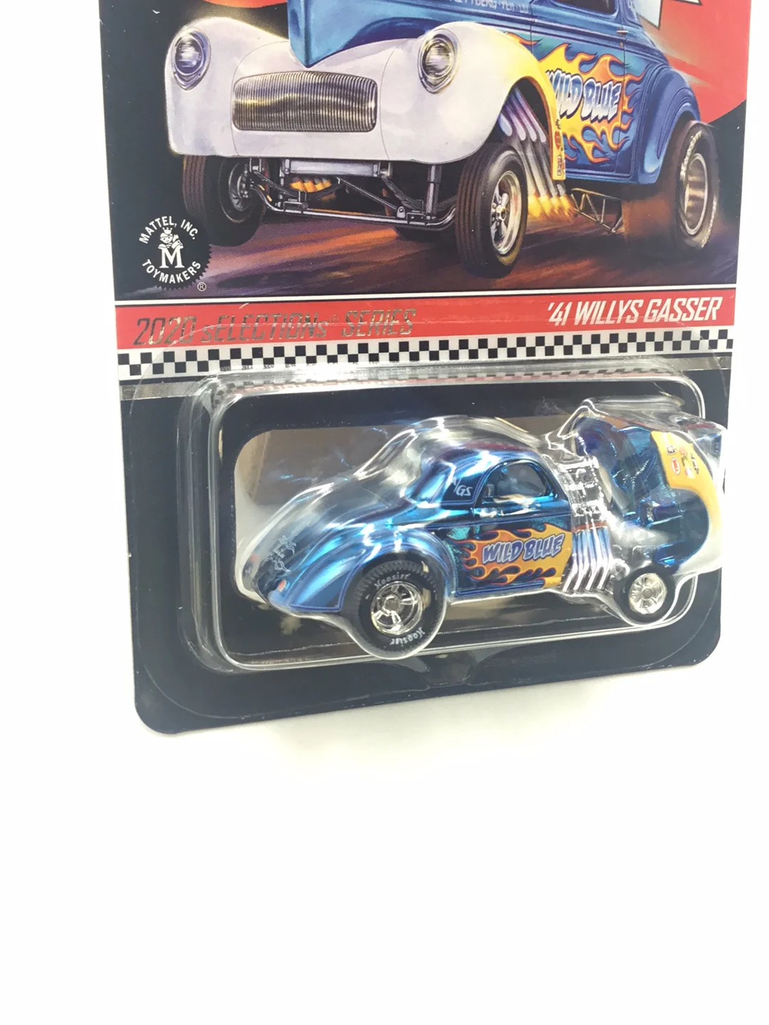 Hot wheels redline club 41 Willys Gasser with protector - Image 3