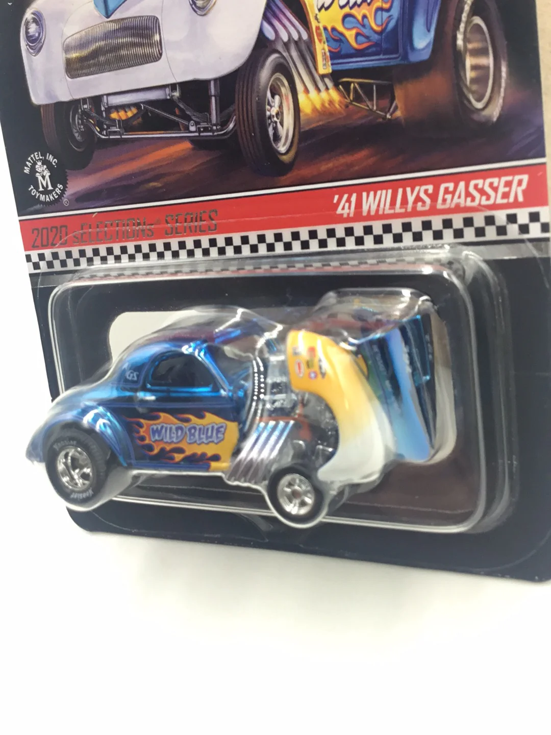 Hot wheels redline club 41 Willys Gasser with protector - Image 4