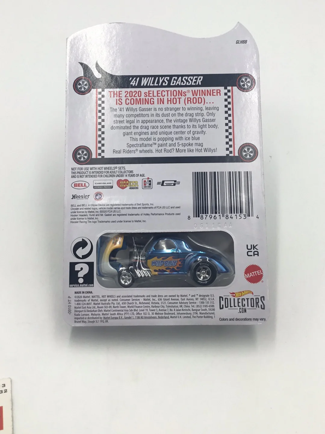 Hot wheels redline club 41 Willys Gasser with protector - Image 6