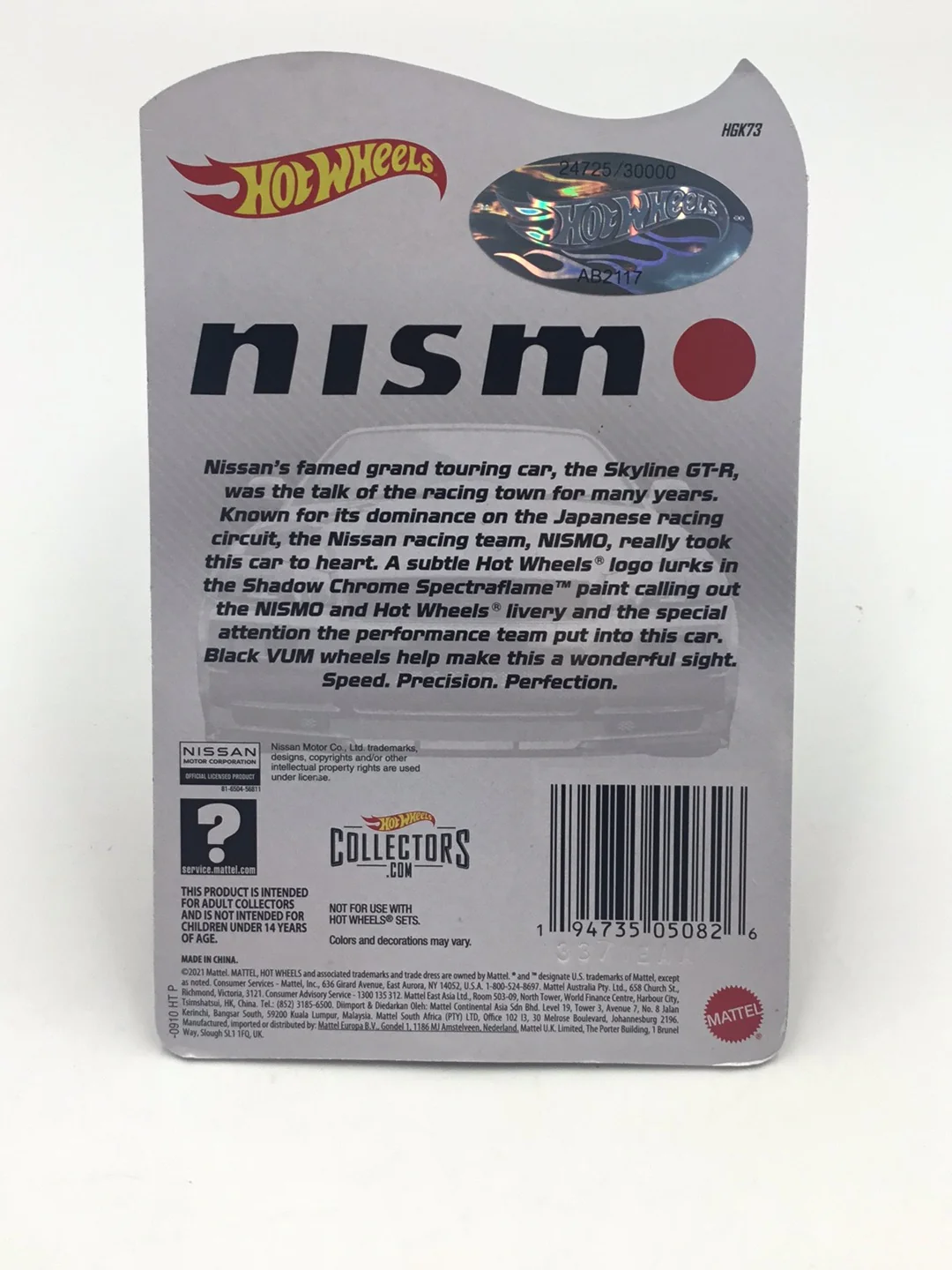 Hot wheels redline club Nismo Nissan Skyline GT-R (BNR34) 24725/30000 with protector - Image 6