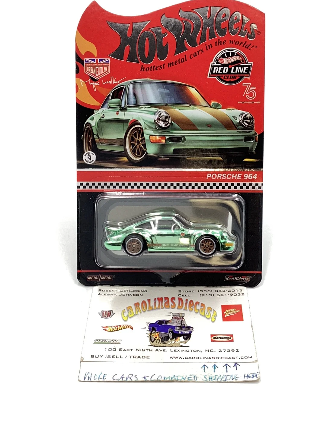 Hot wheels redline club Porsche 964 with protector