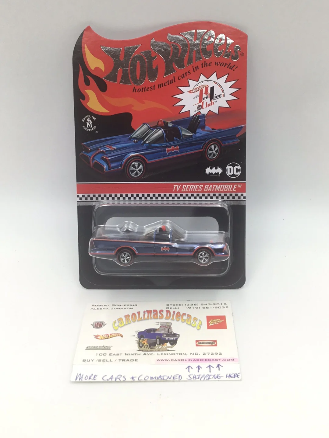hot wheels redline club RLC TV Series Batmobile