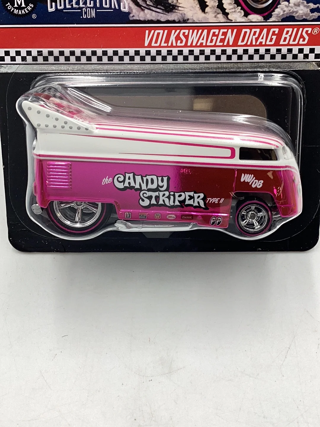 Hot wheels redline club Volkswagen Drag Bus Candy Striper 19427/20000 - Image 2