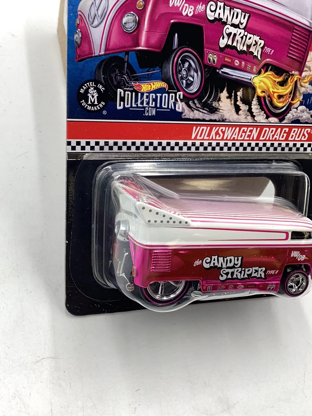 Hot wheels redline club Volkswagen Drag Bus Candy Striper 19427/20000 - Image 3