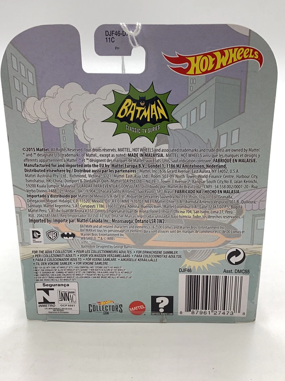 Hot wheels retro entertainment Batman TV Series Batmobile 241E - Image 7
