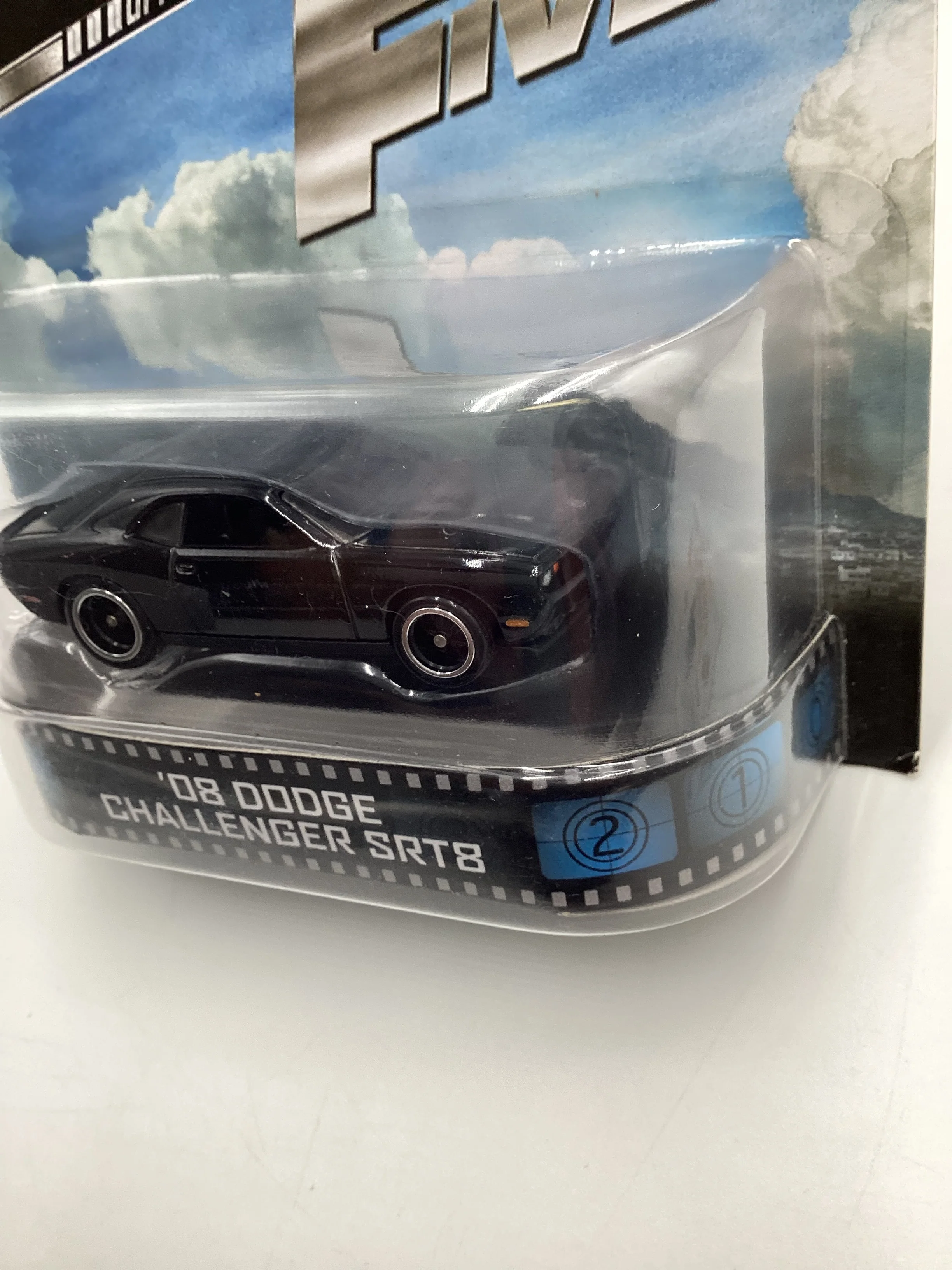 Hot wheels Retro Entertainment Fast & Furious 08 Dodge Challenger SRT8 Black W/Protector - Image 4