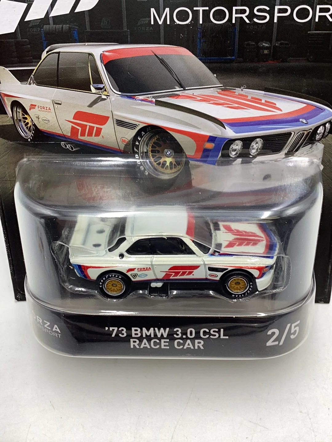 Hot wheels retro entertainment Forza Motorsport 73 BMW 3.0 CSL Race Car 2/5 - Image 6