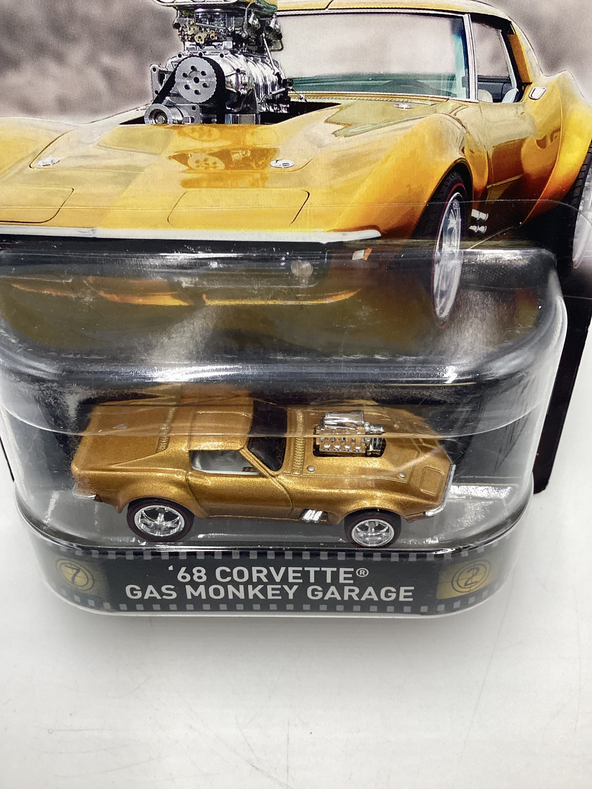 2018 Hot wheels Retro Entertainment Gas Monkey Garage 68 Corvette 241E - Image 6