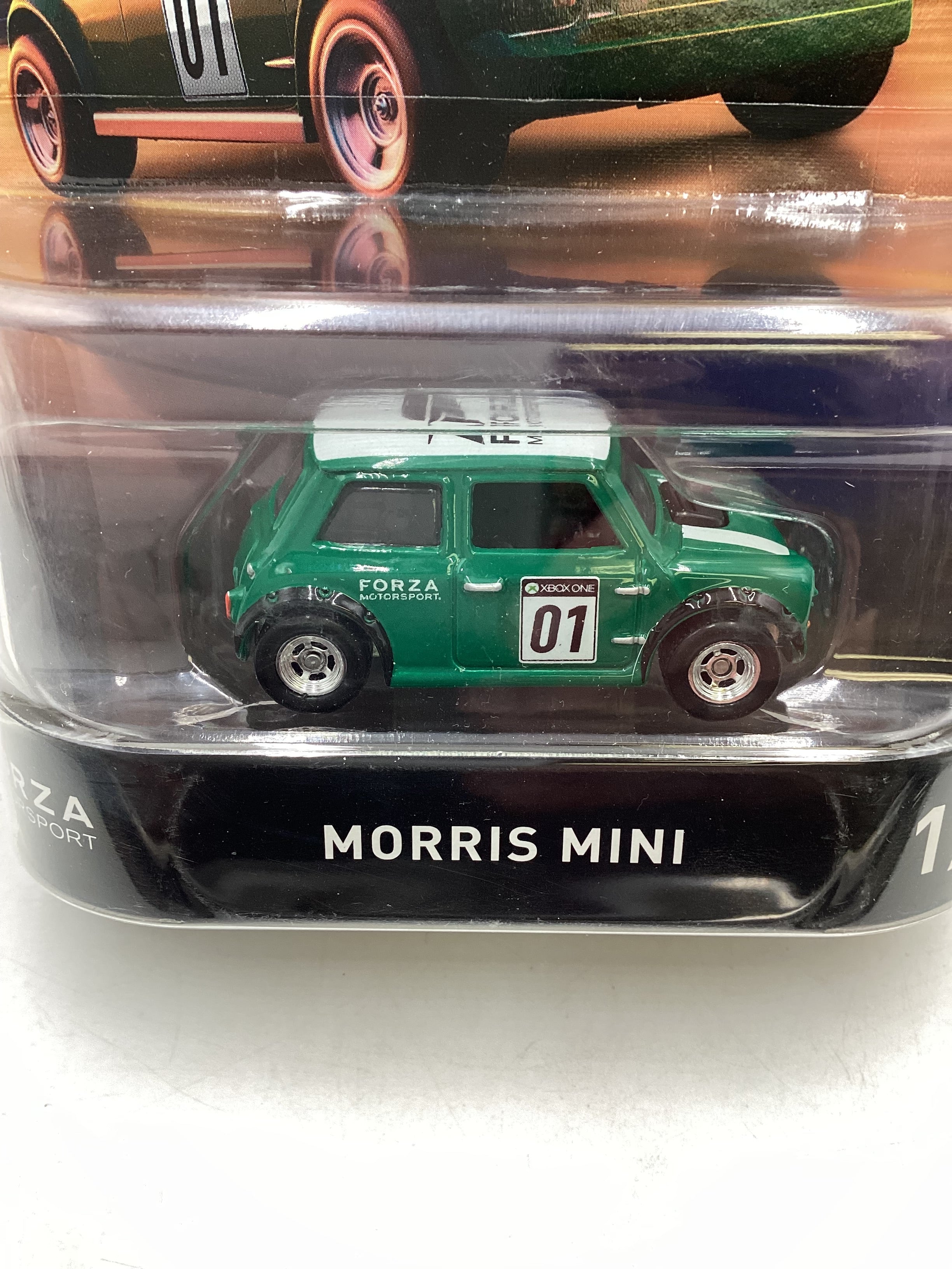 Hot wheels Retro Entertainment Morris Mini Green Forza 1/5 241B - Image 3