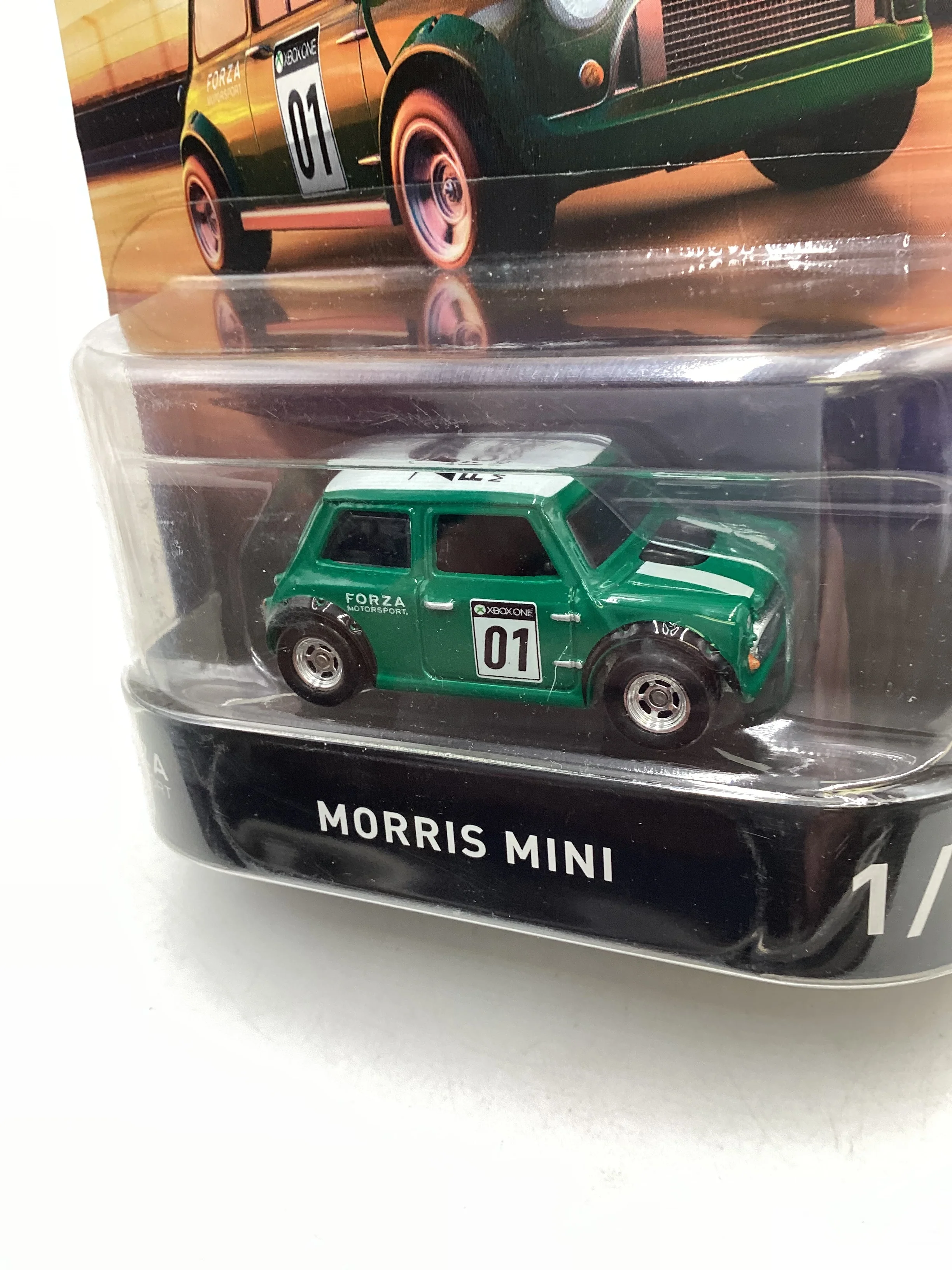 Hot wheels Retro Entertainment Morris Mini Green Forza 1/5 241B - Image 4