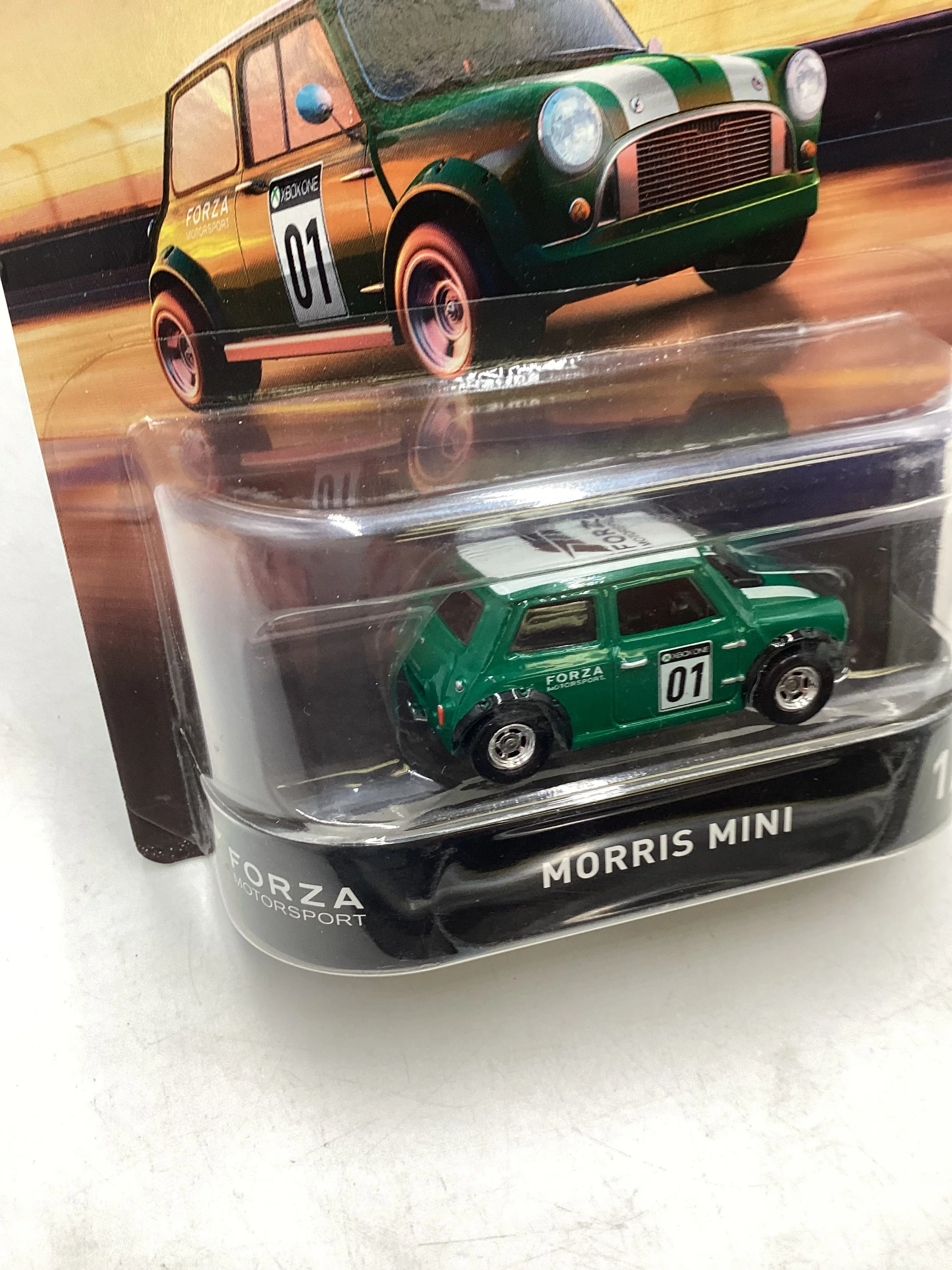 Hot wheels Retro Entertainment Morris Mini Green Forza 1/5 241B - Image 5