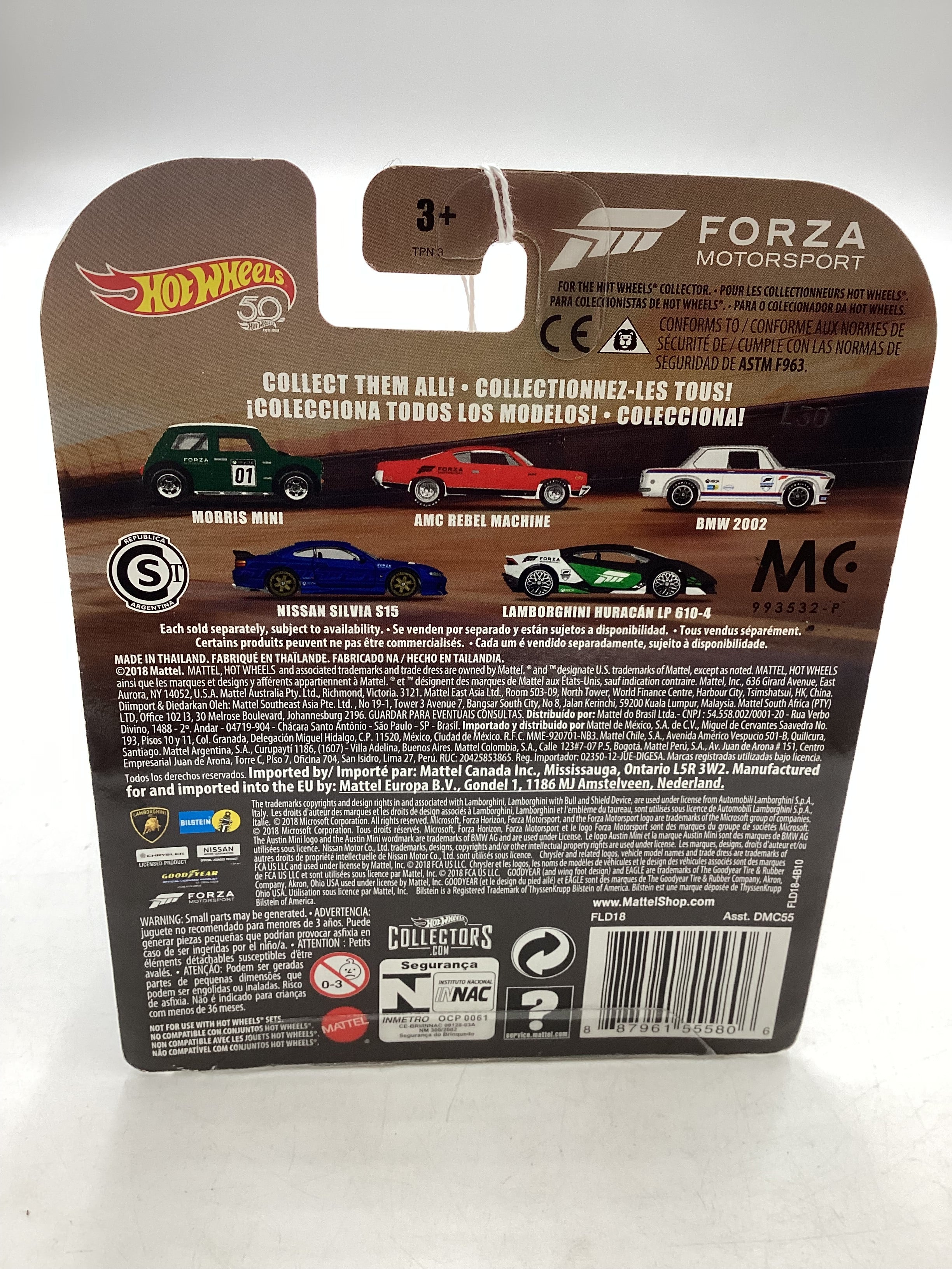 Hot wheels Retro Entertainment Morris Mini Green Forza 1/5 241B - Image 7