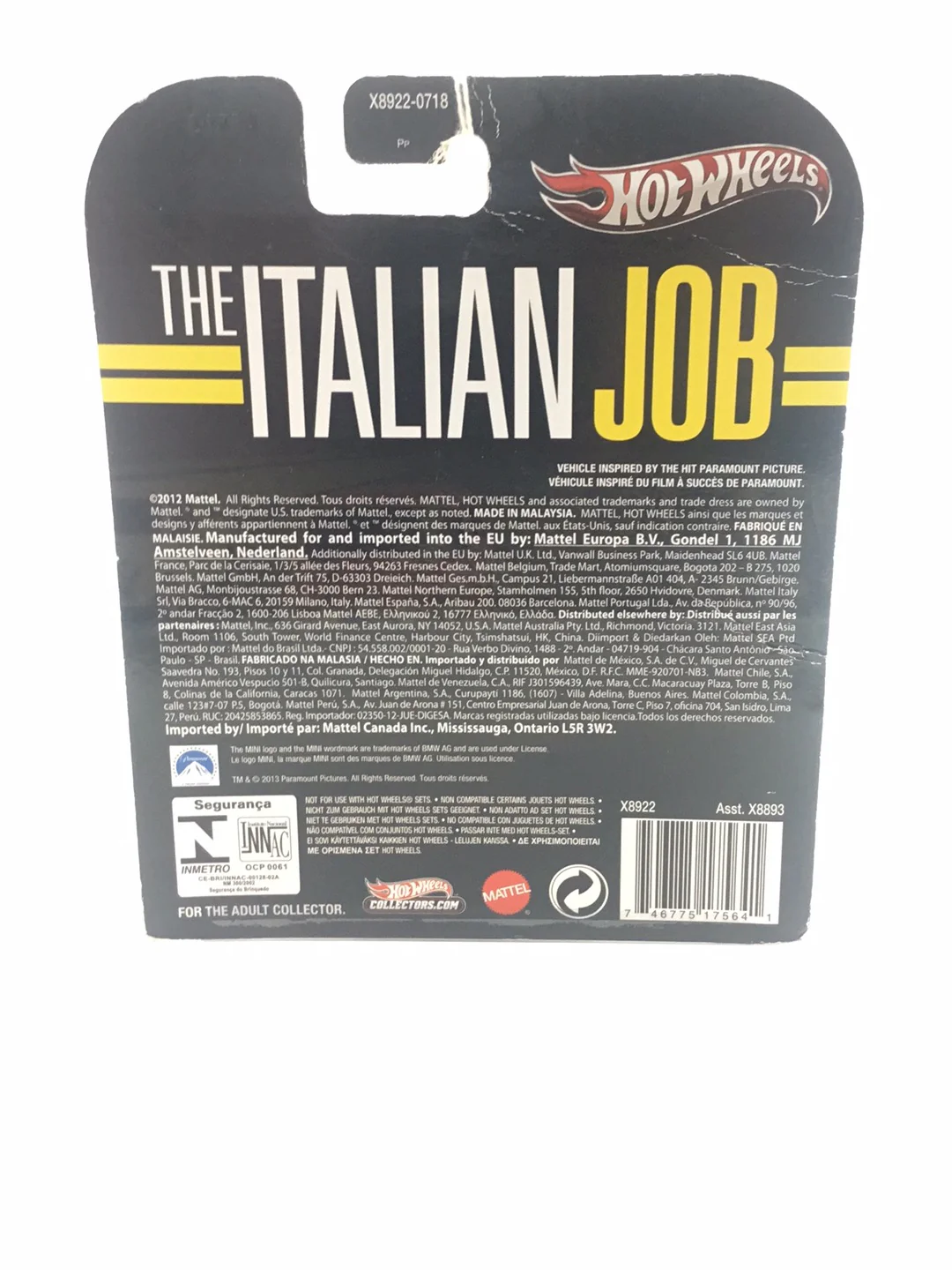 Hot wheels retro entertainment The Italian Job Morris Mini - Image 6