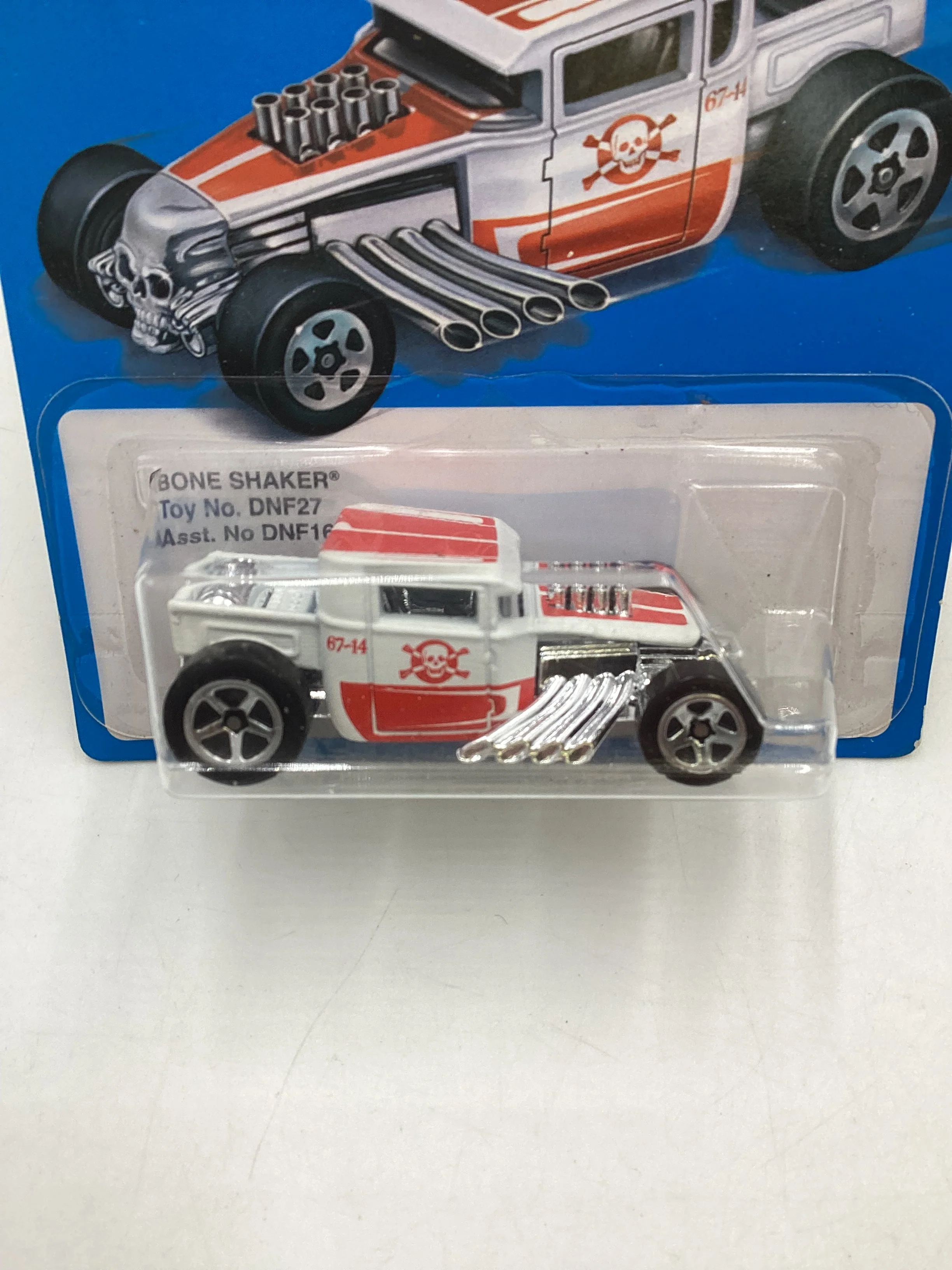 Hot Wheels Retro Style Series #DNF27 Bone Shaker White 154B - Image 2