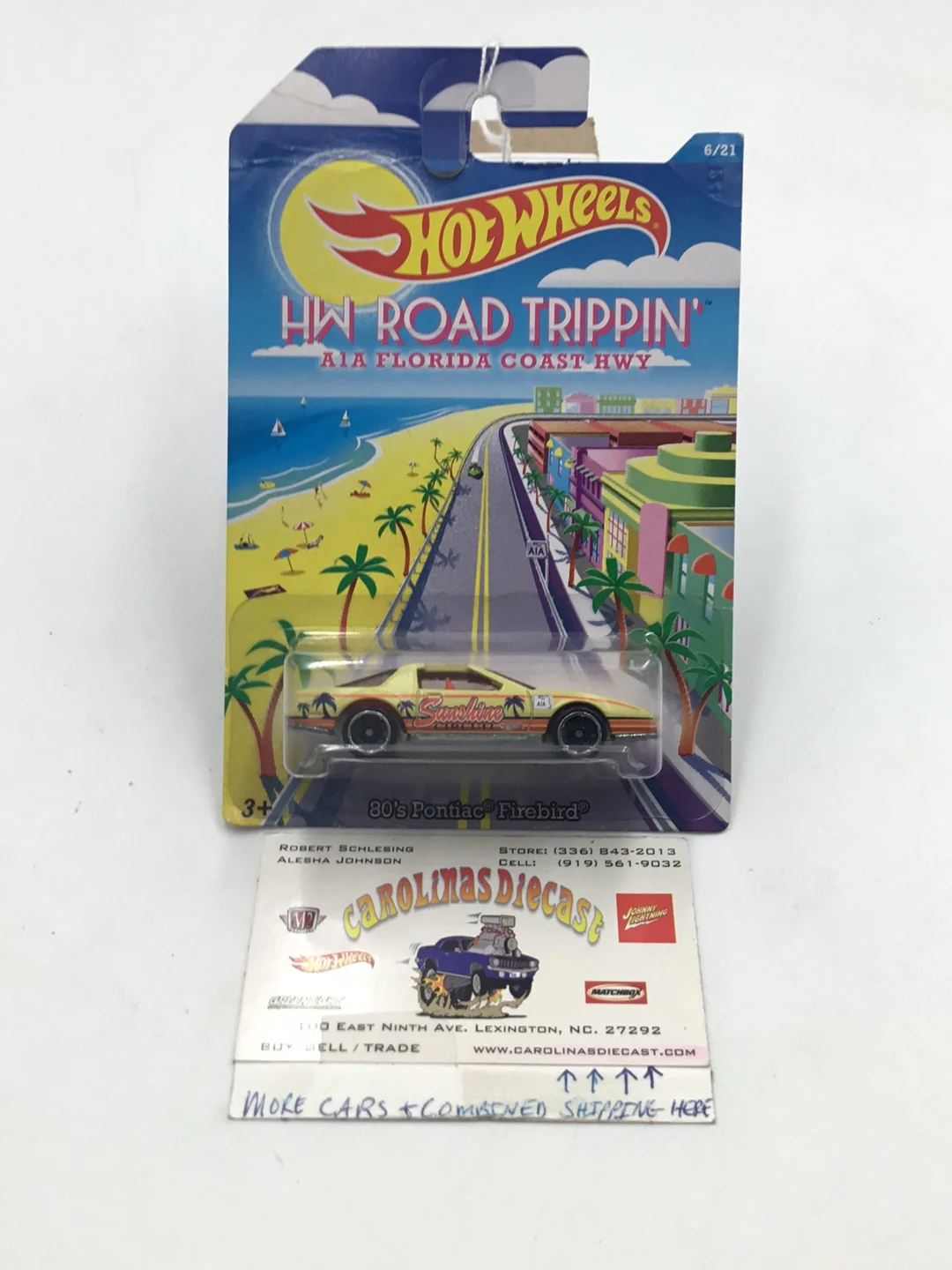 Hot Wheels Road Trippin 80’s Pontiac Firebird #6 (Bad Card) Y4 - Image 10