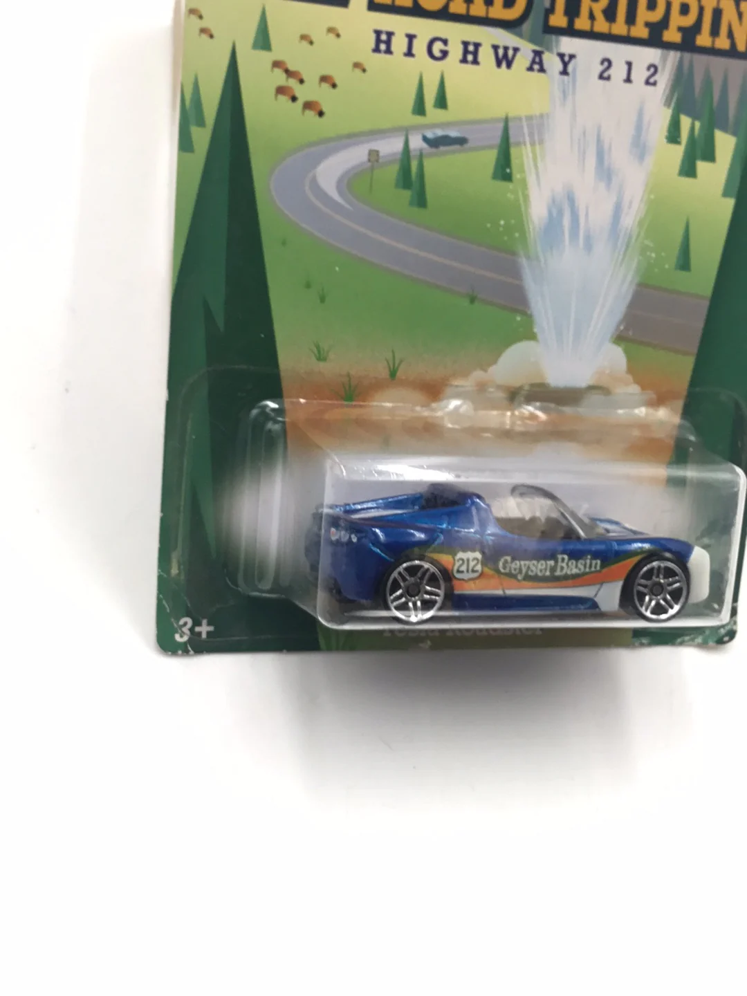 Hot Wheels Road Trippin Tesla Roadster #31 W4 - Image 3