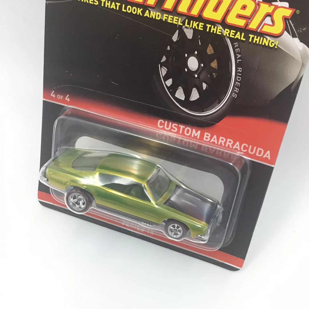 Hot wheels series 14 real riders redline club Custom Barracuda rlc low number #552/5000 - Image 3